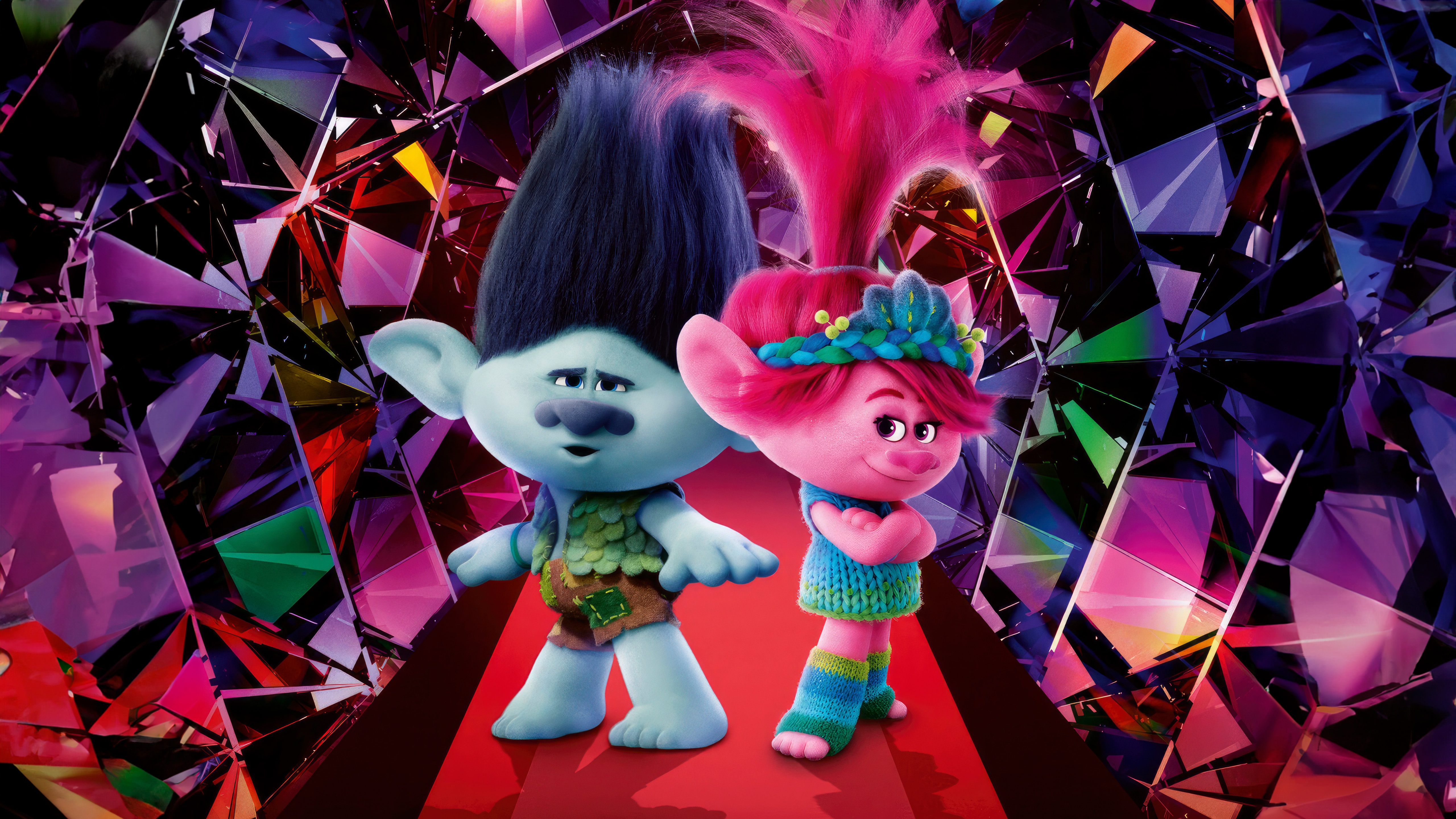 Trolls Band Together Movie Characters HD Wallpaper
