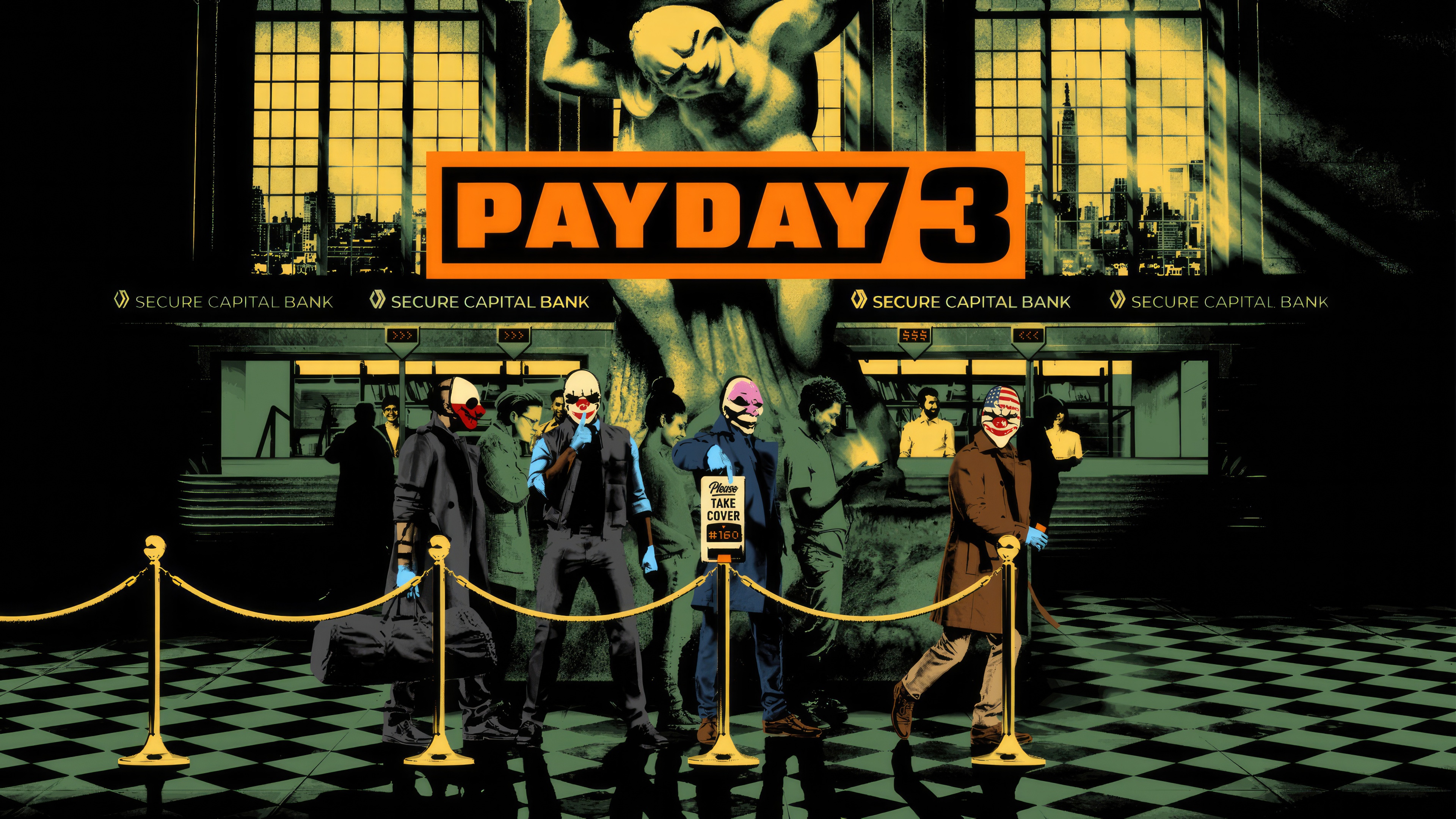 Payday 3 Bank Heist HD Wallpaper