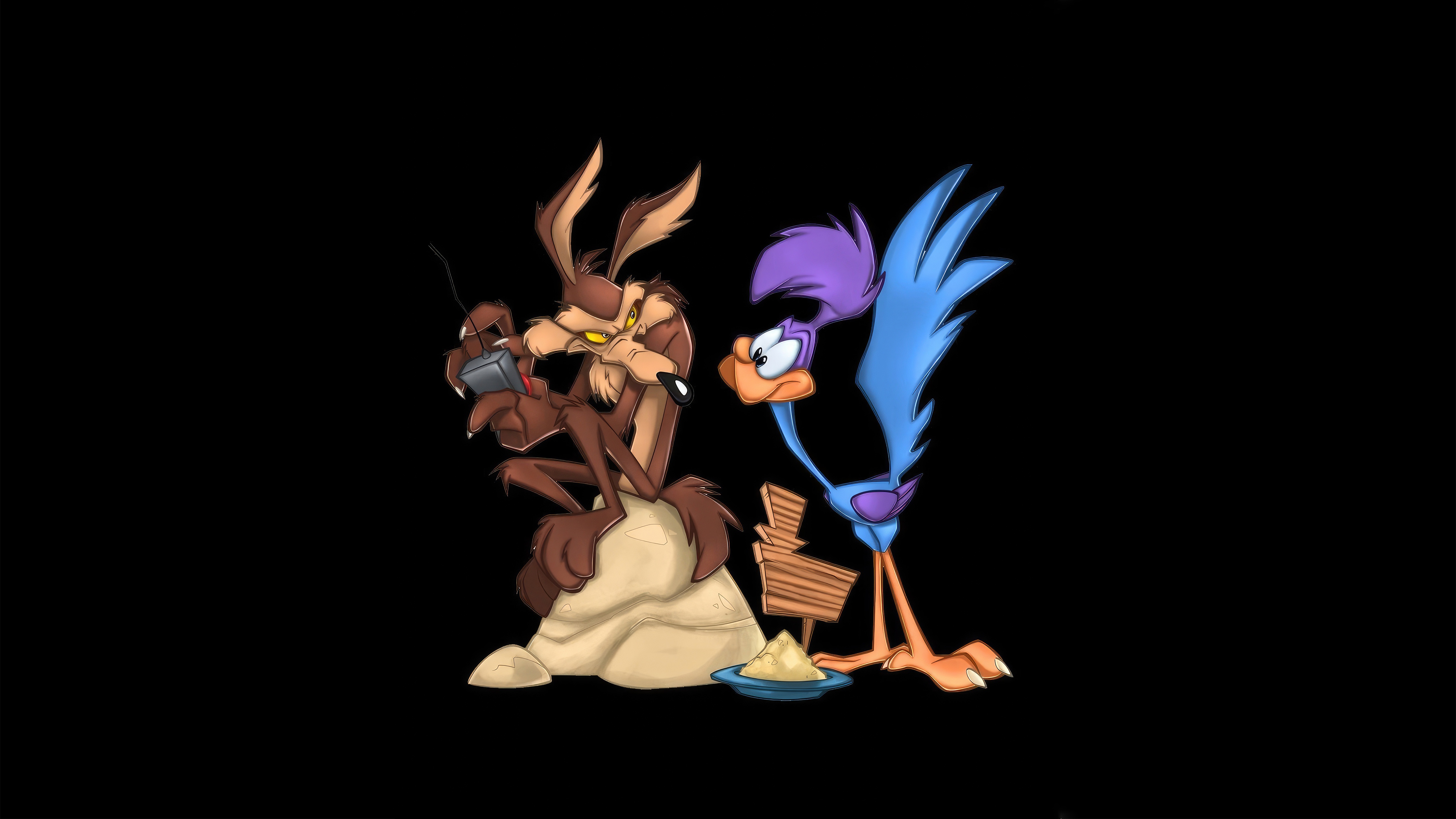 Wile E. Coyote and The Road Runner HD Wallpaper