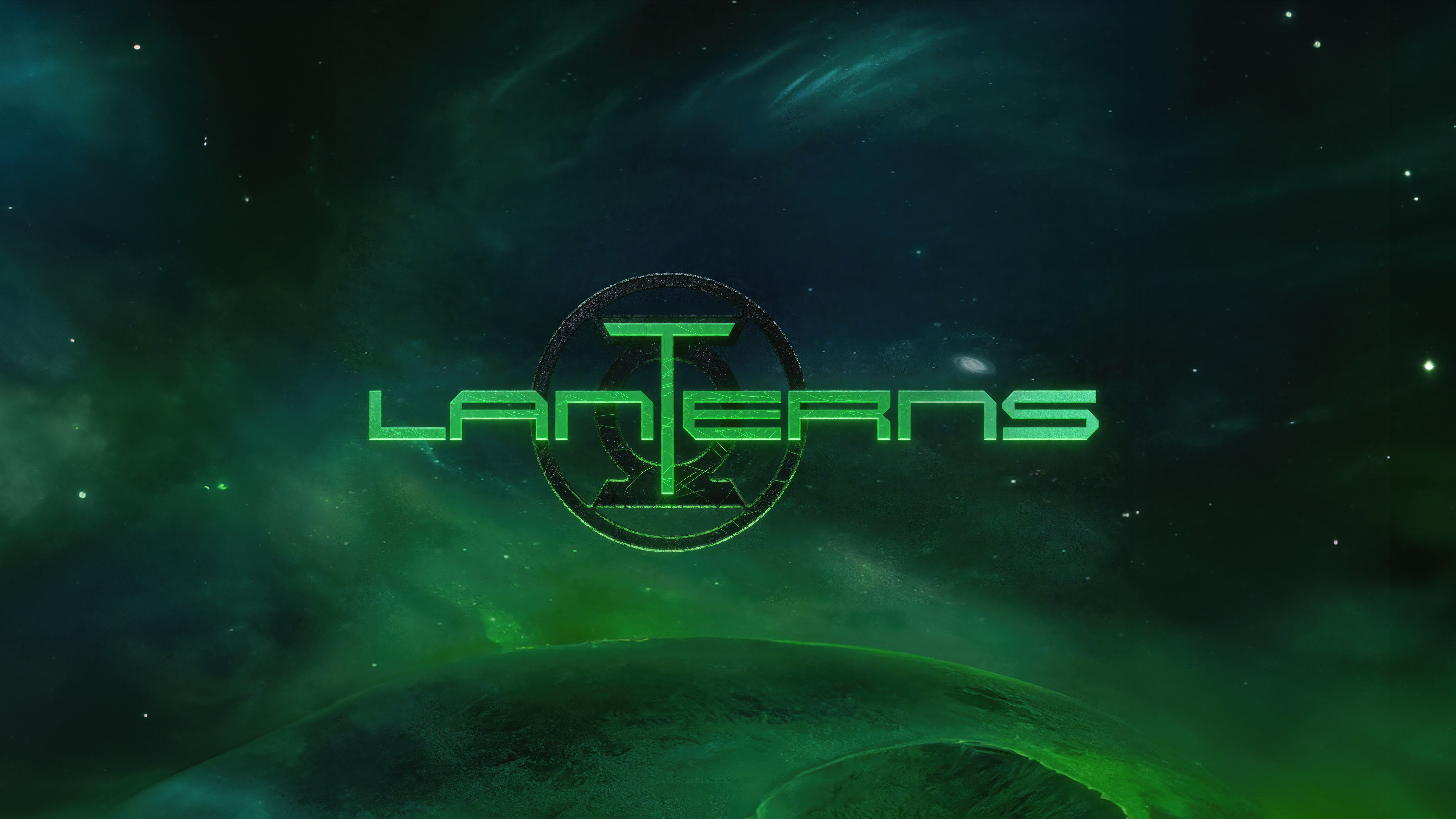 Lanterns Logo in Space HD Wallpaper