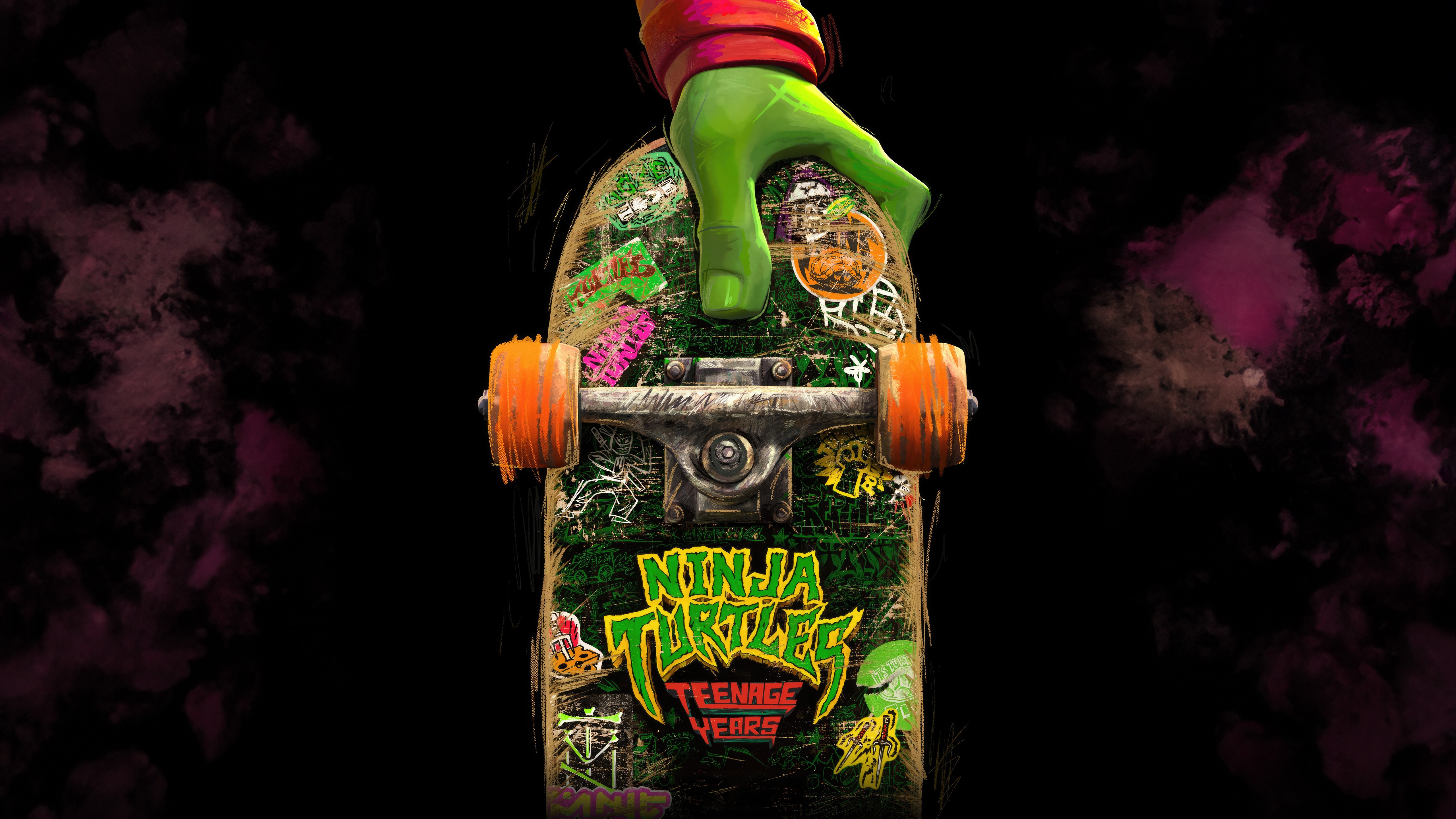 Teenage Mutant Ninja Turtles Skateboard HD Wallpaper