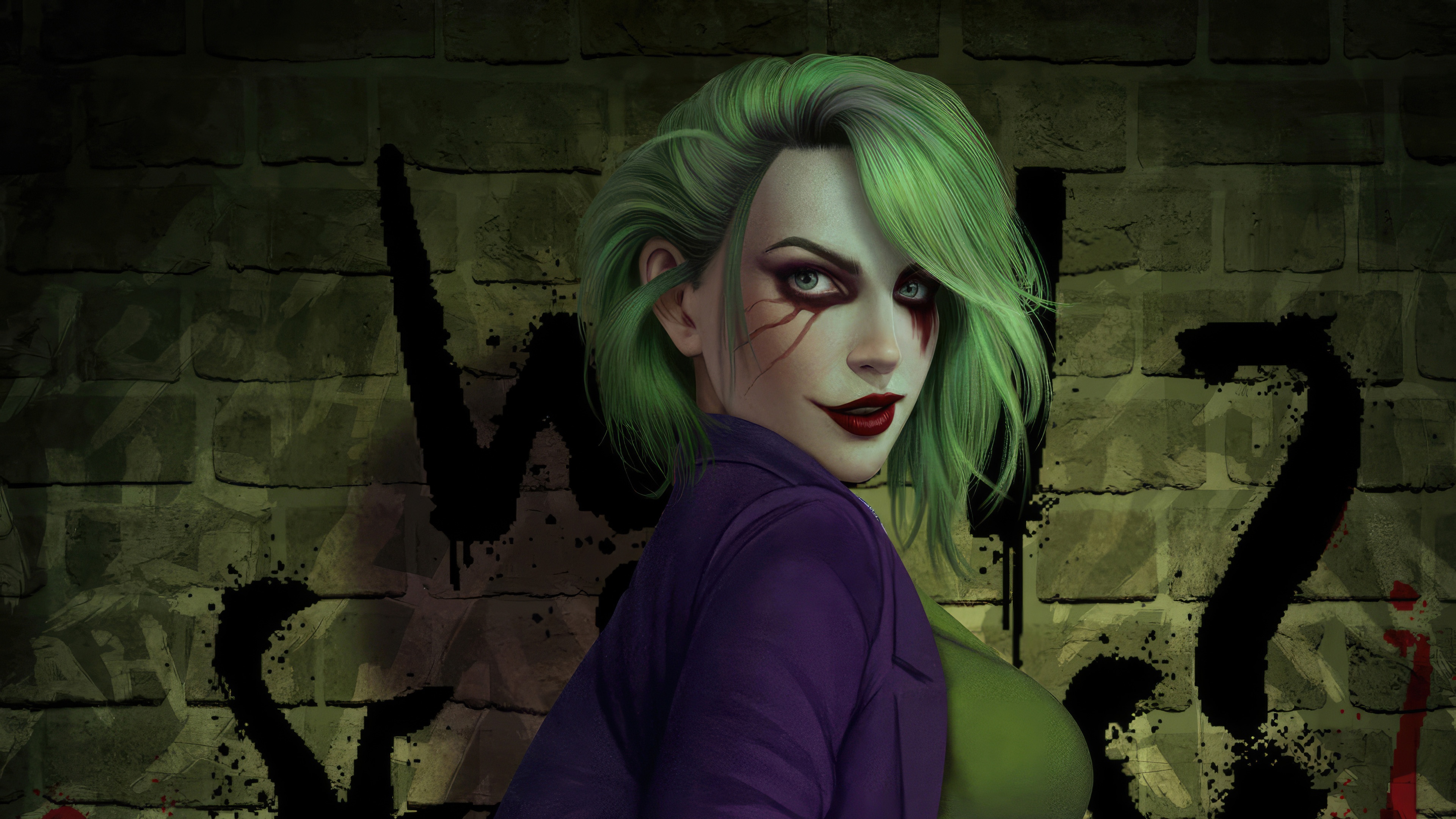 The Female Clown Prince HD Wallpaper