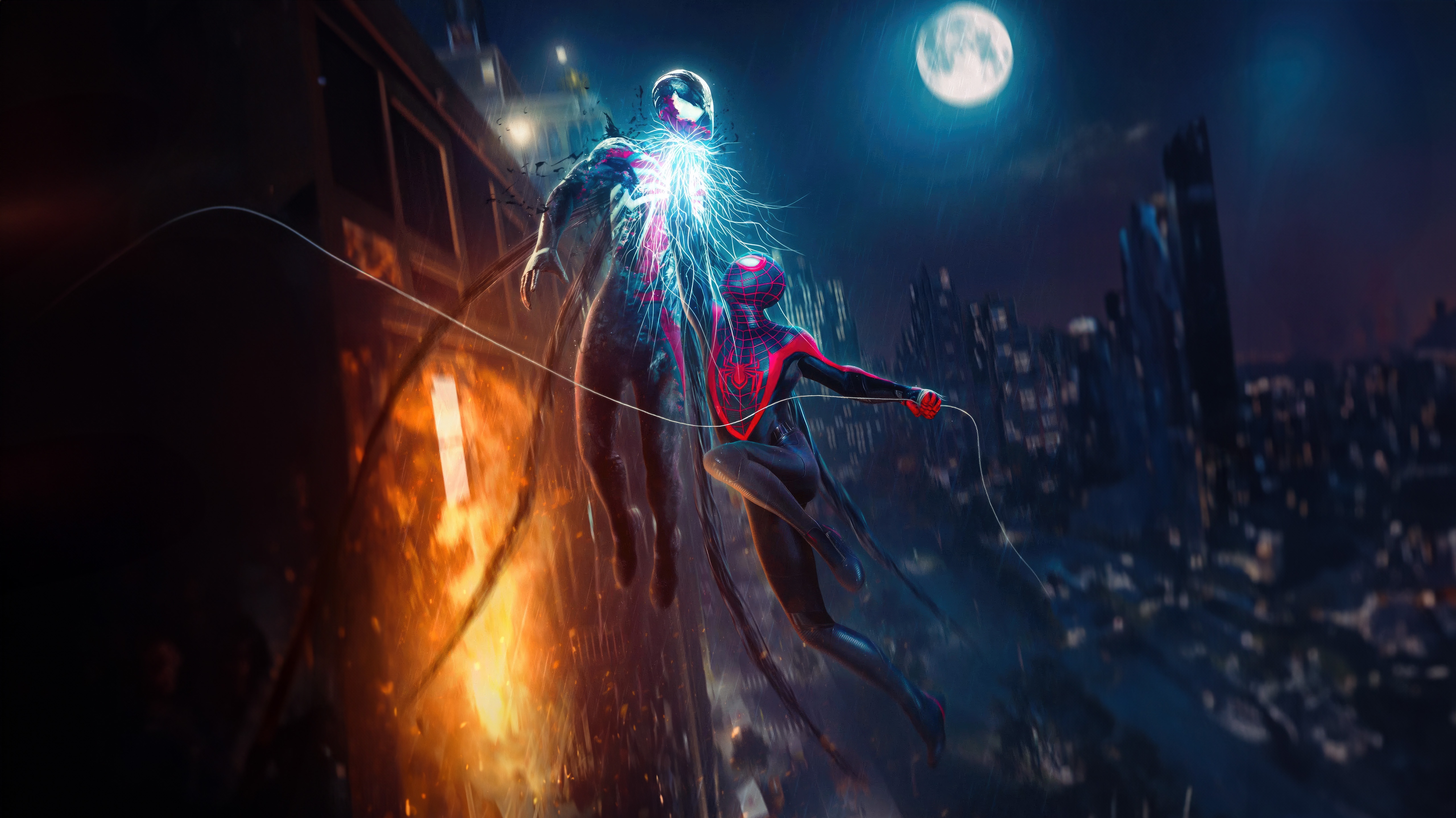 Spider-Man Versus The Spider HD Wallpaper