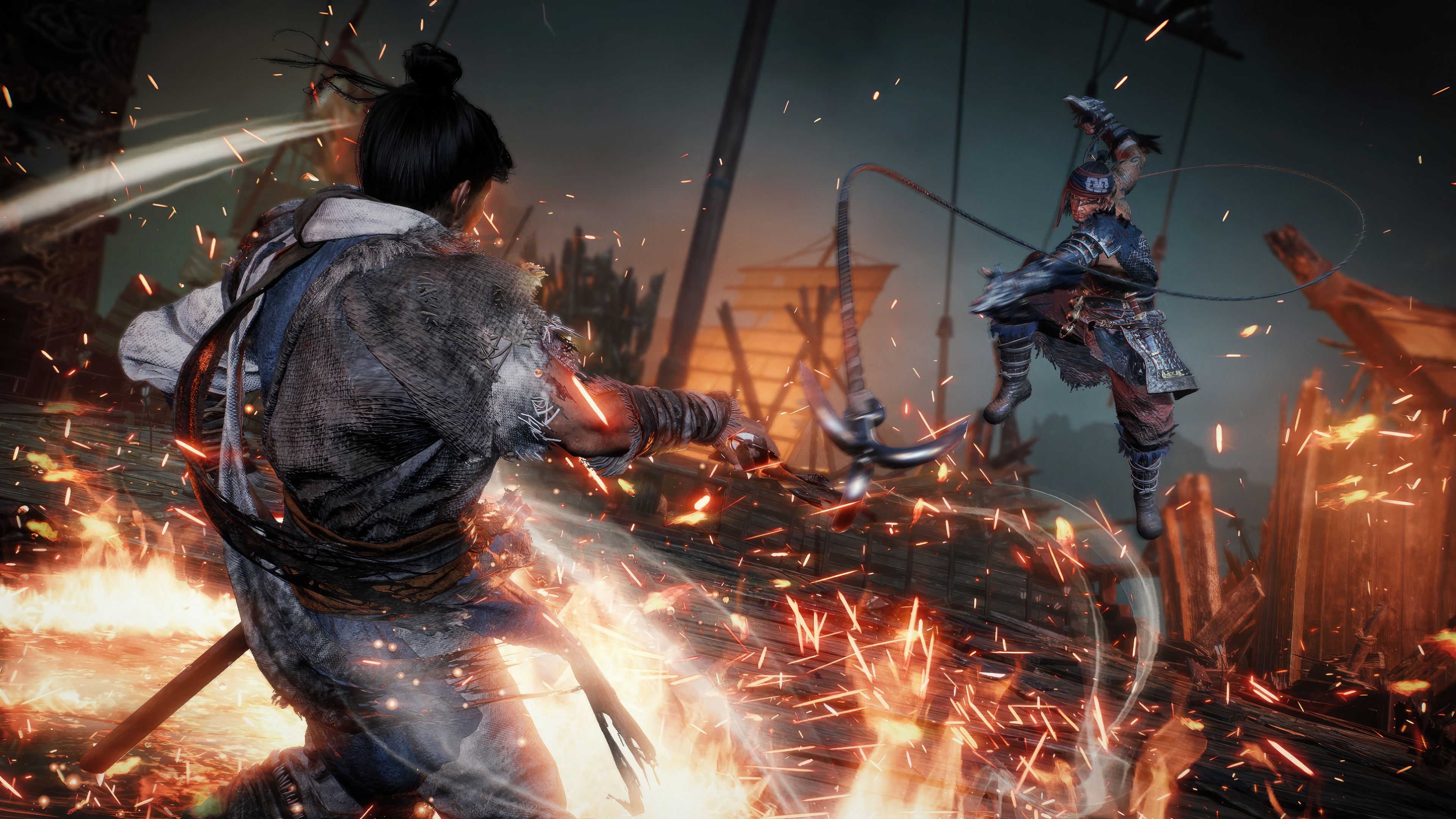 Wo Long: Fallen Dynasty PC Combat Scene HD Wallpaper