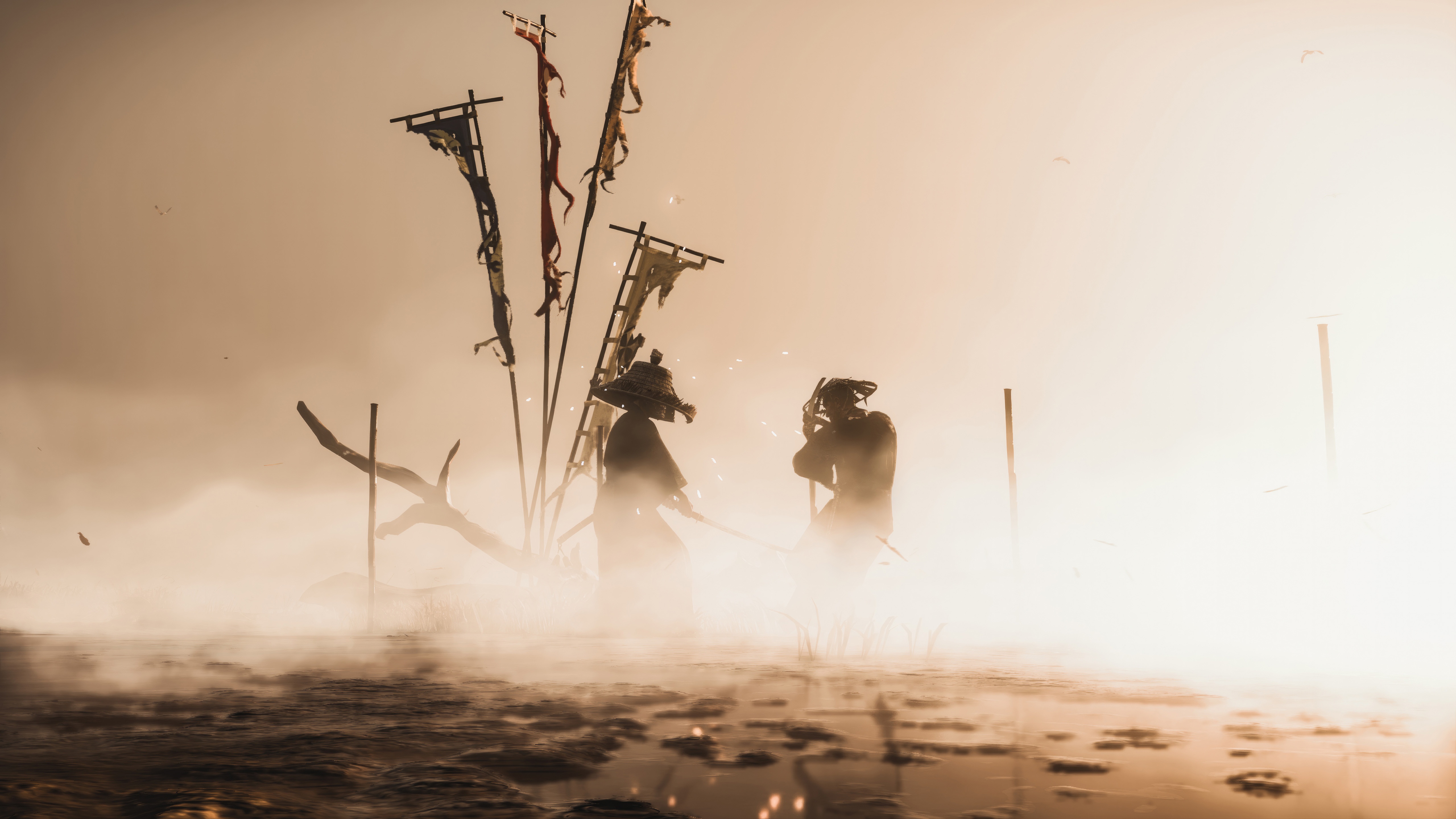 Duel of the Drowning Marsh in Ghost of Tsushima HD Wallpaper