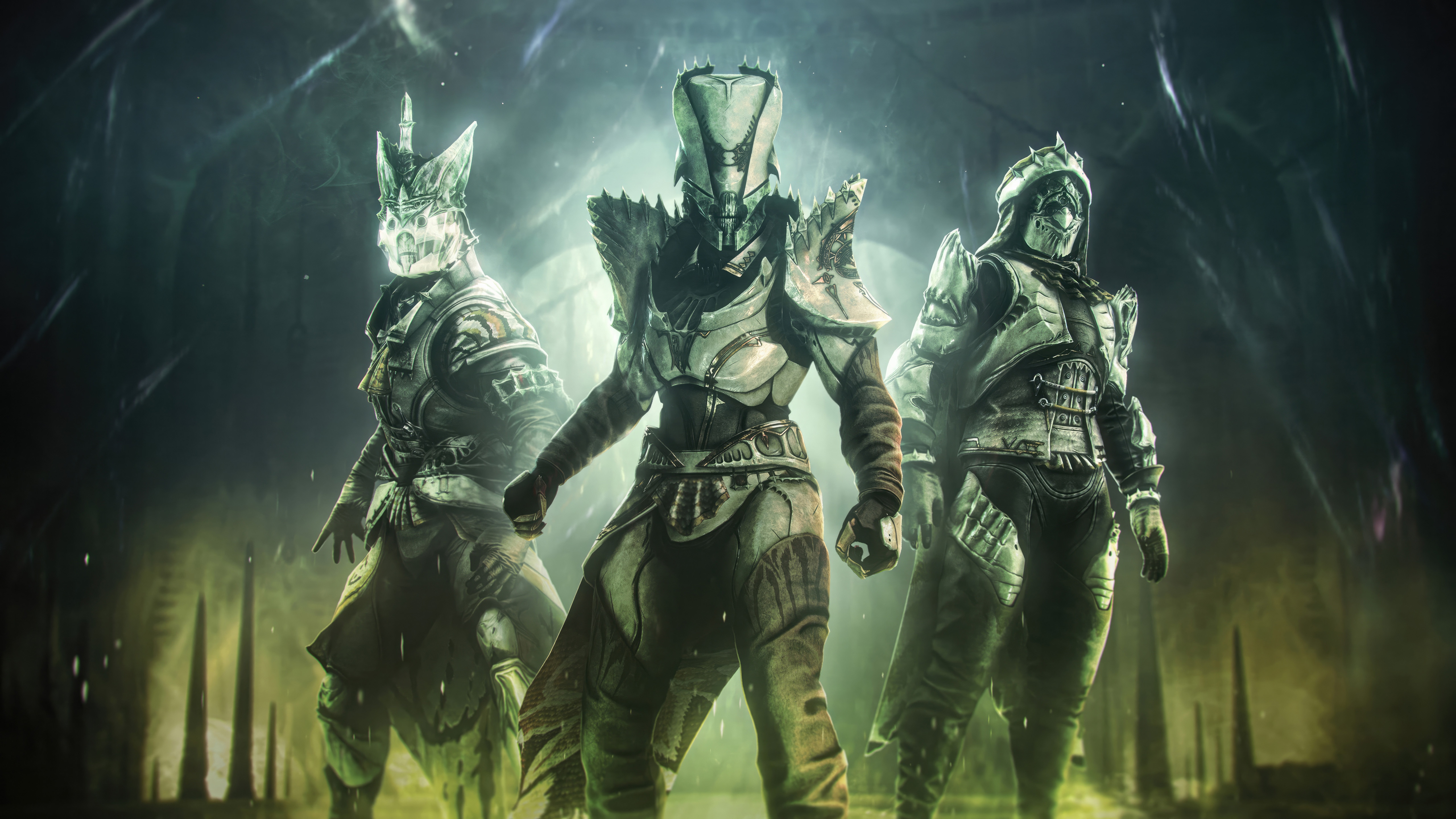 Destiny 2 Lightfall Three Guardians in Armor HD Wallpaper