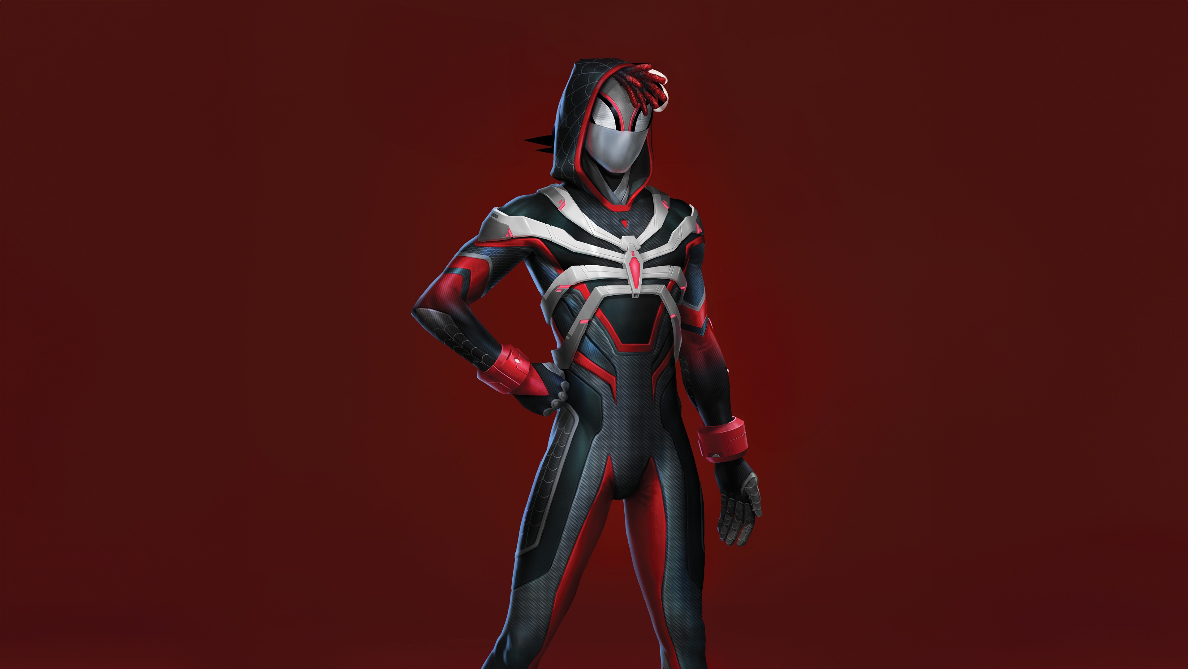 Marvel's Spider-Man 2 Red Spectre Suit HD Wallpaper