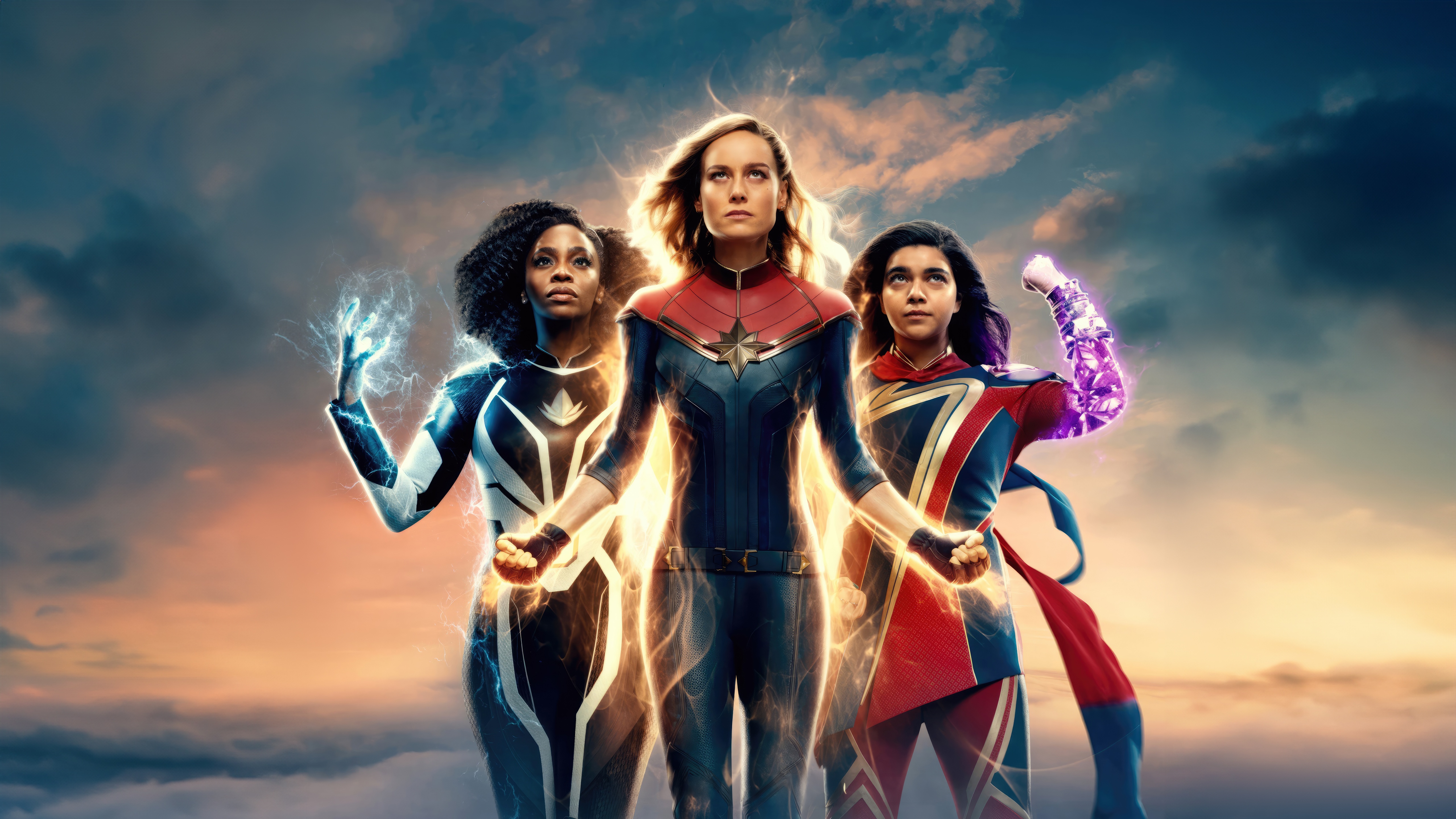 The Marvels Dolby Poster HD Wallpaper