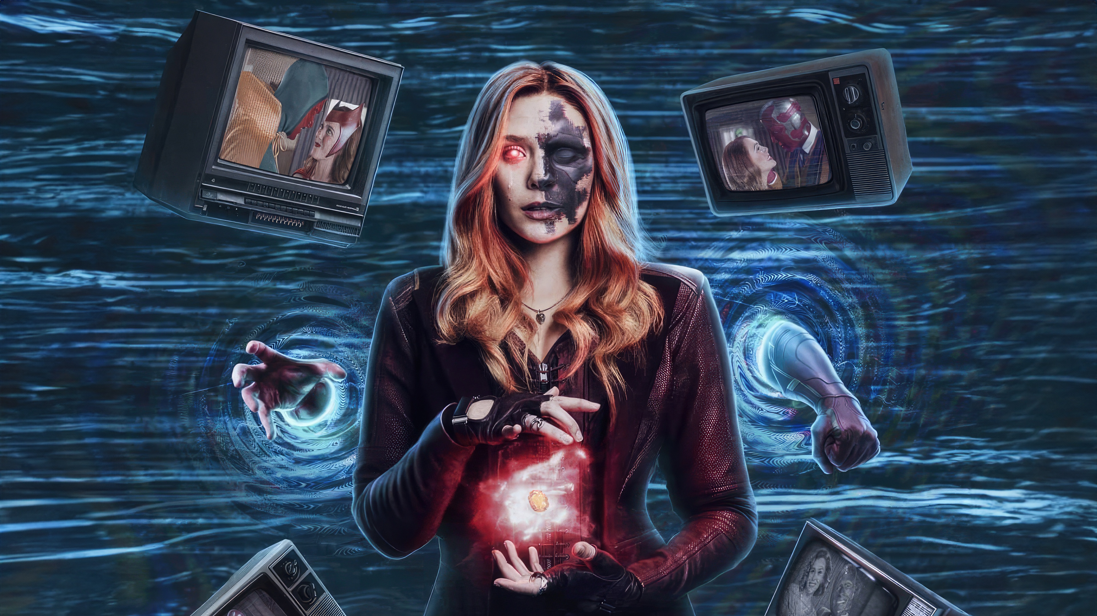 Scarlet Witch Woven Destiny HD Wallpaper
