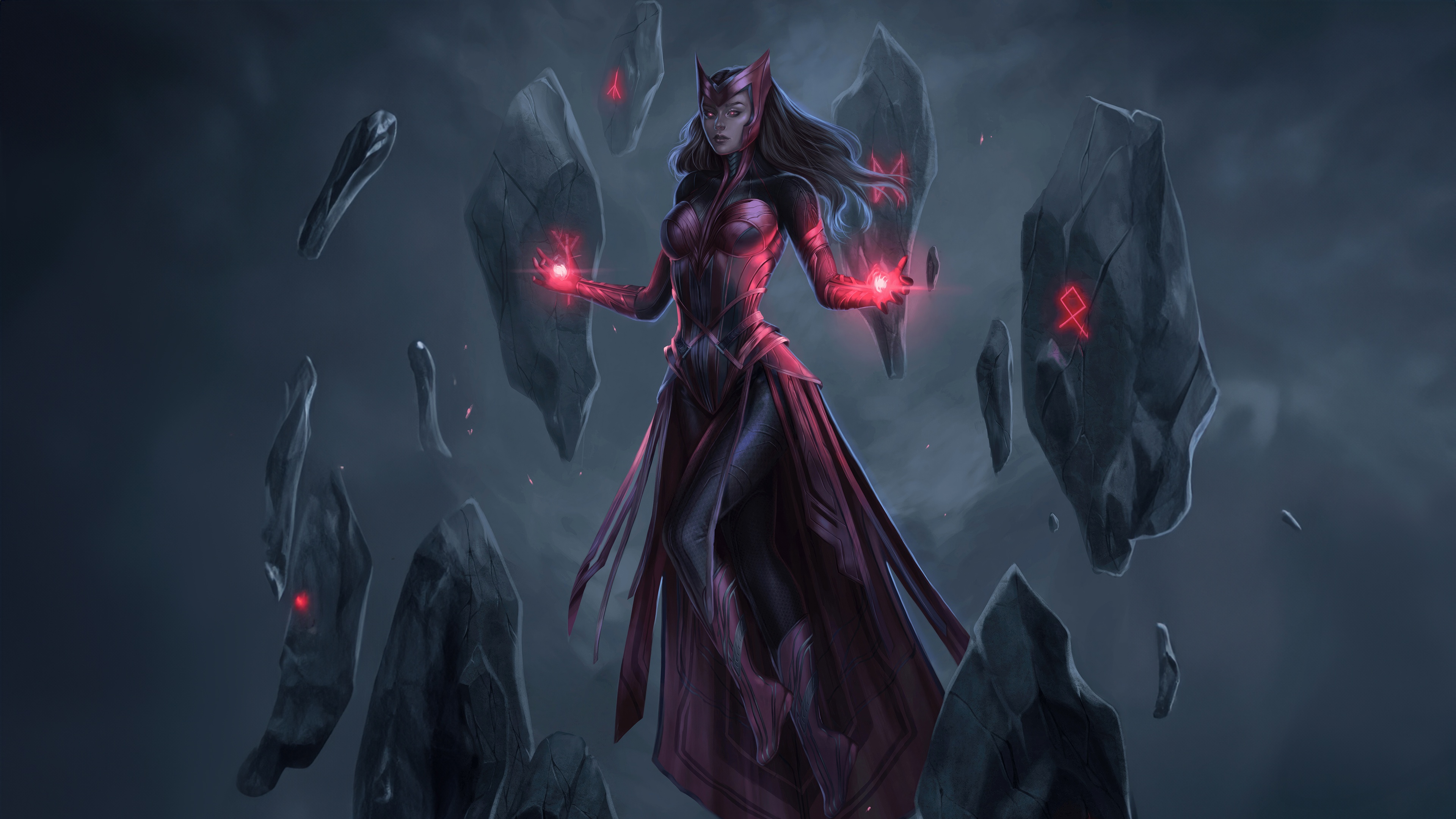 Scarlet Witch Woven Realities HD Wallpaper