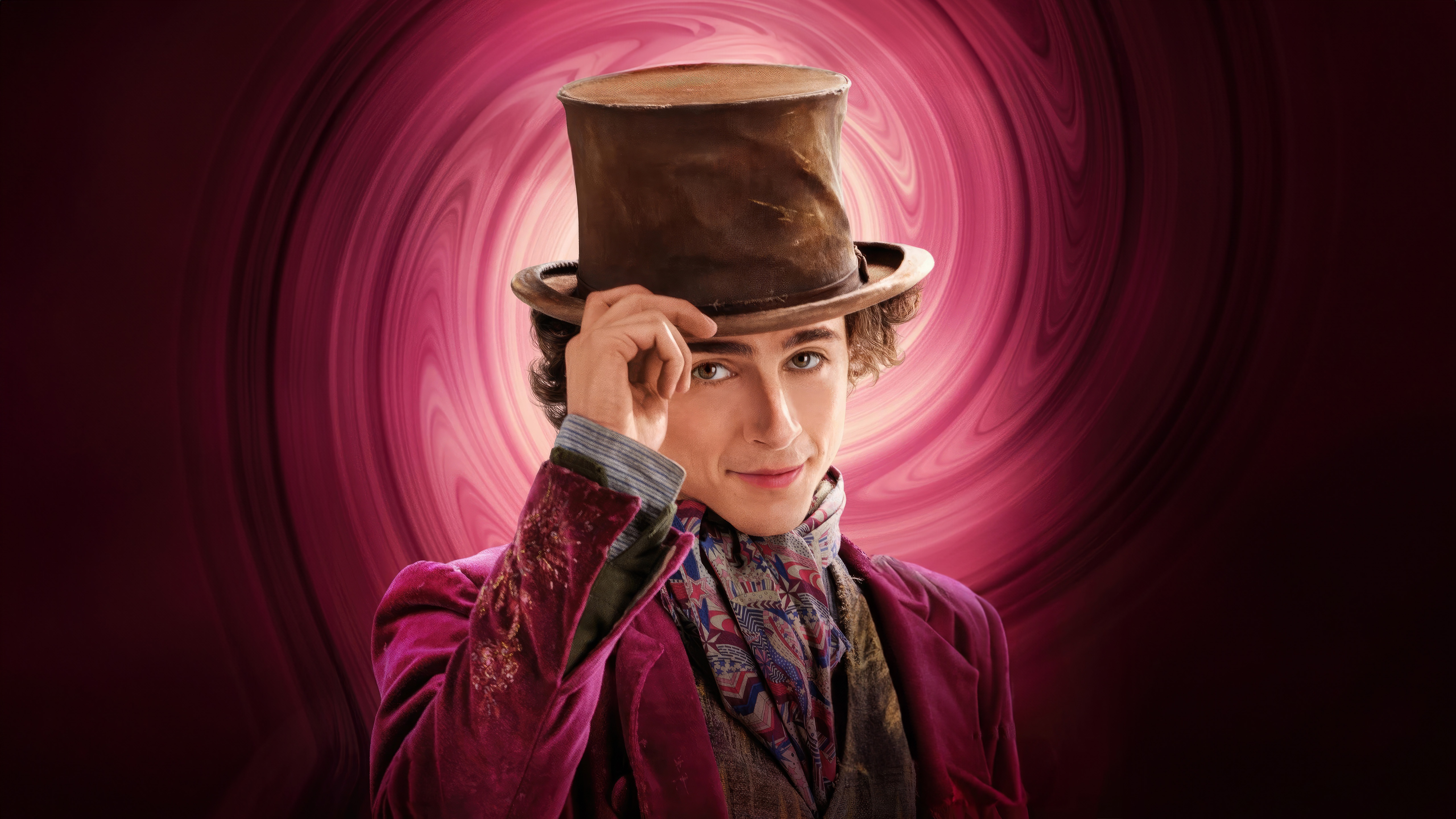 Timothee Chalamet As Willy Wonka HD Wallpaper
