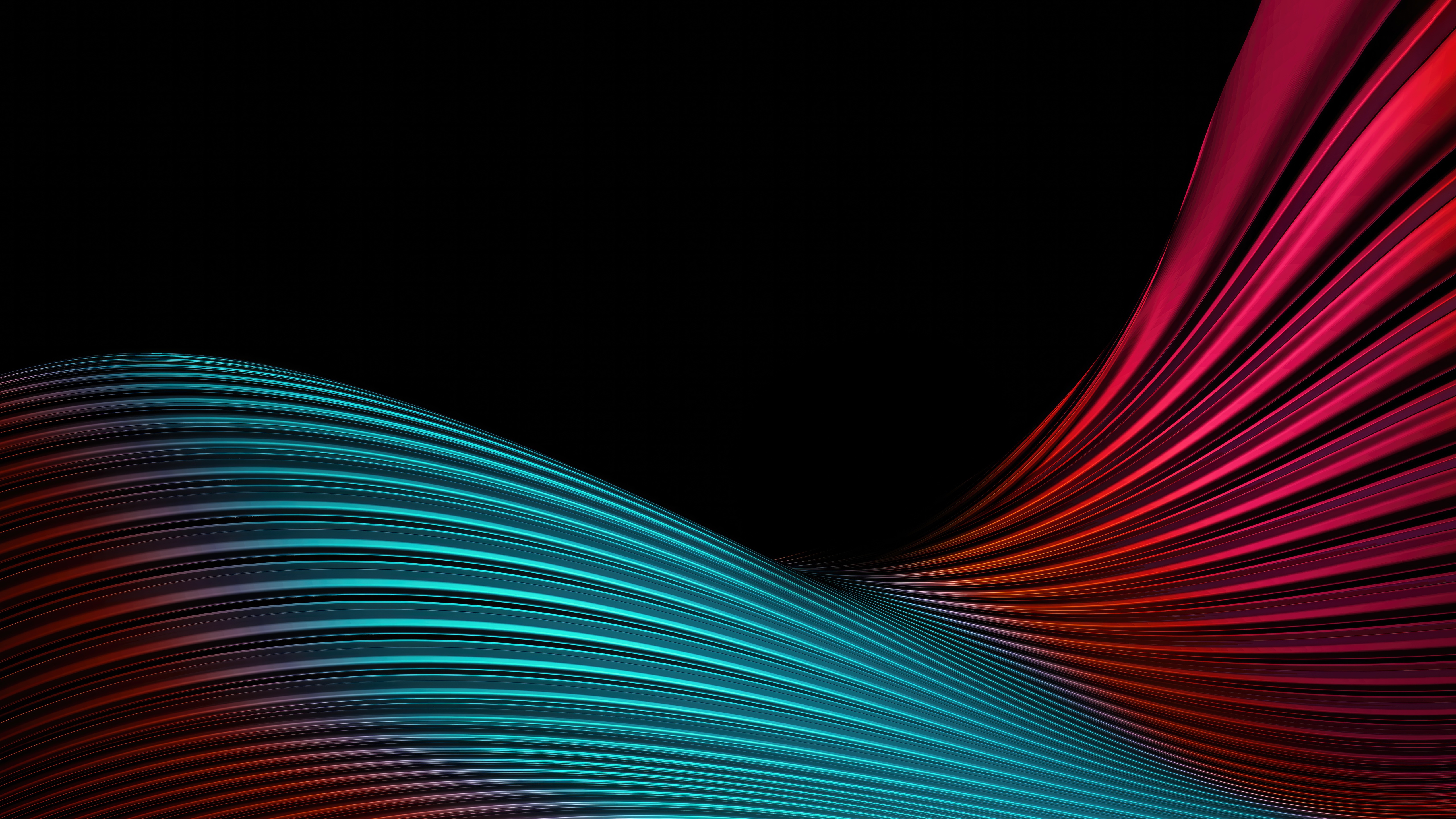 Colorful 3d Lines Abstract Oled HD Wallpaper
