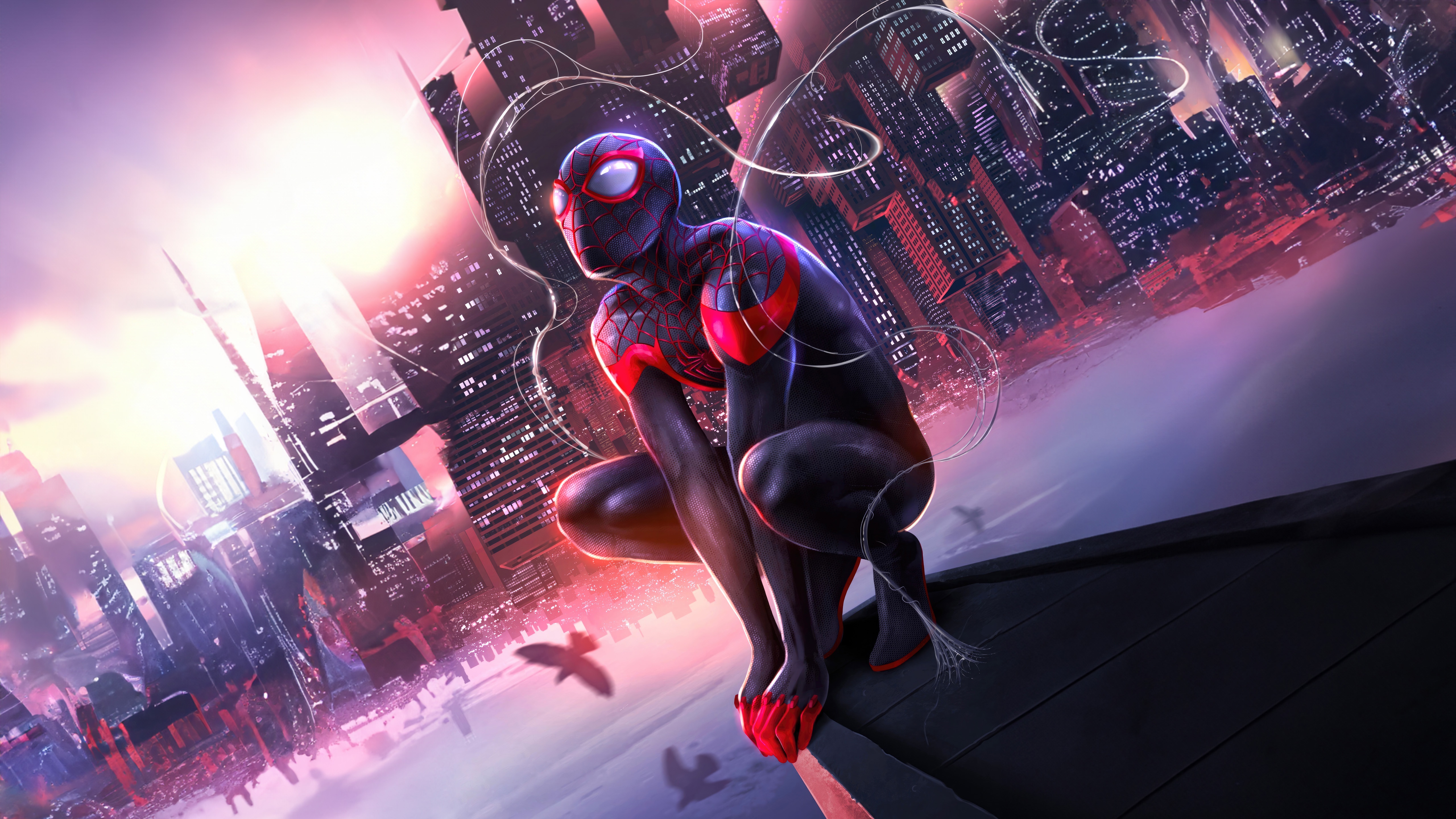 Miles Morales The Ultimate Destiny Of Spider Man HD Wallpaper