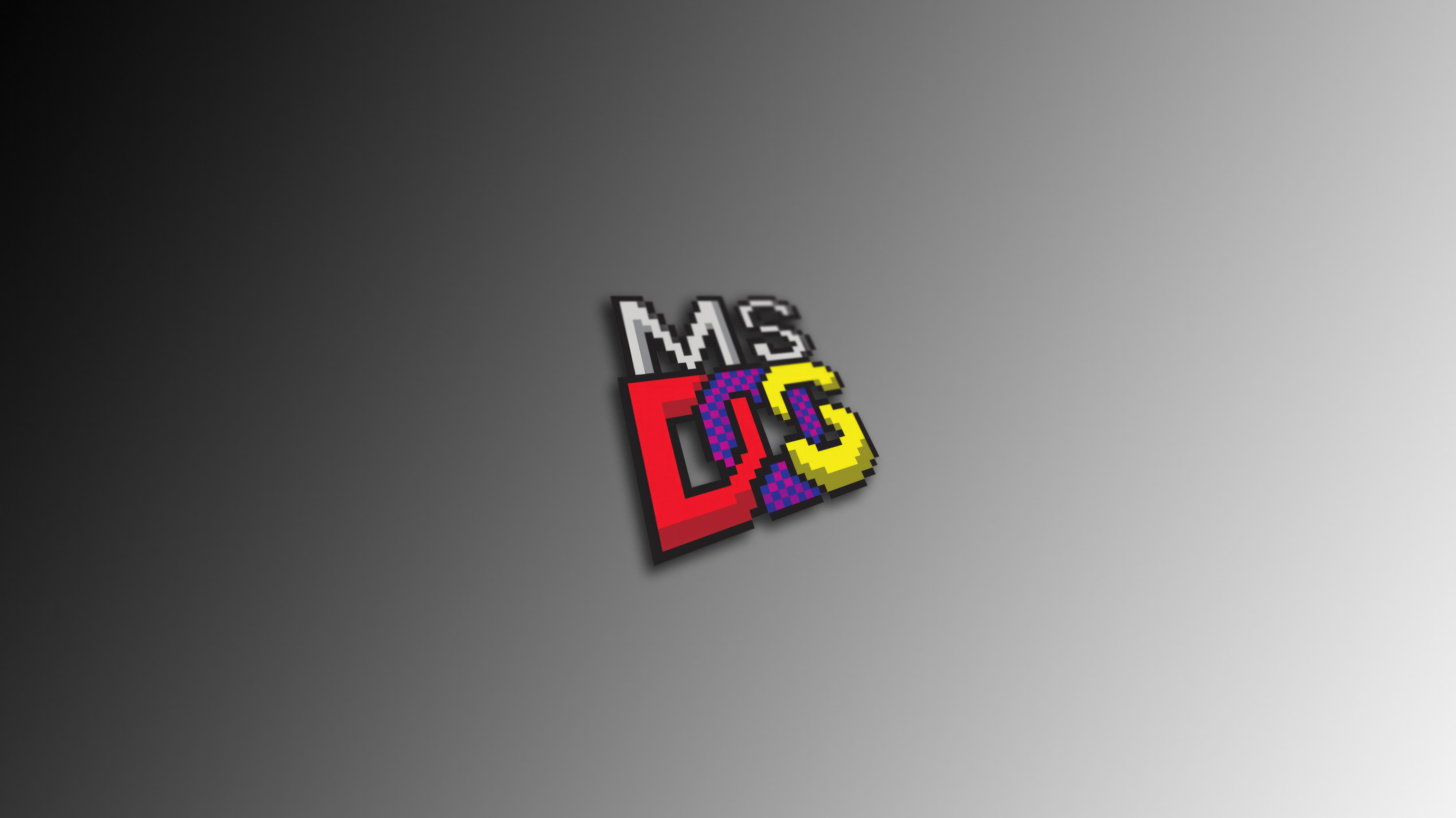 MS-DOS Logo HD Wallpaper