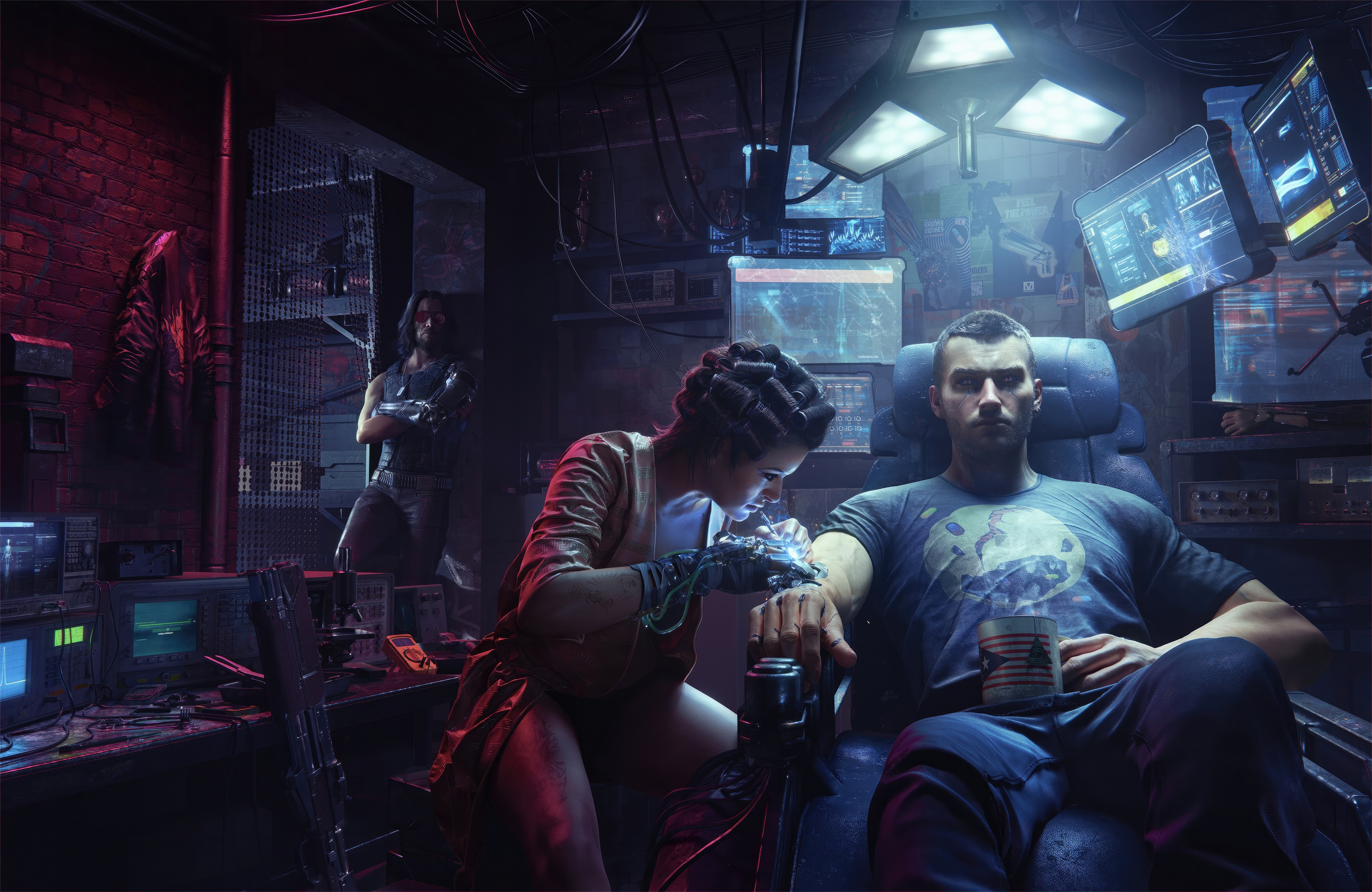 Raels Bodysculpting And Tattoo Cyberpunk 2077 HD Wallpaper