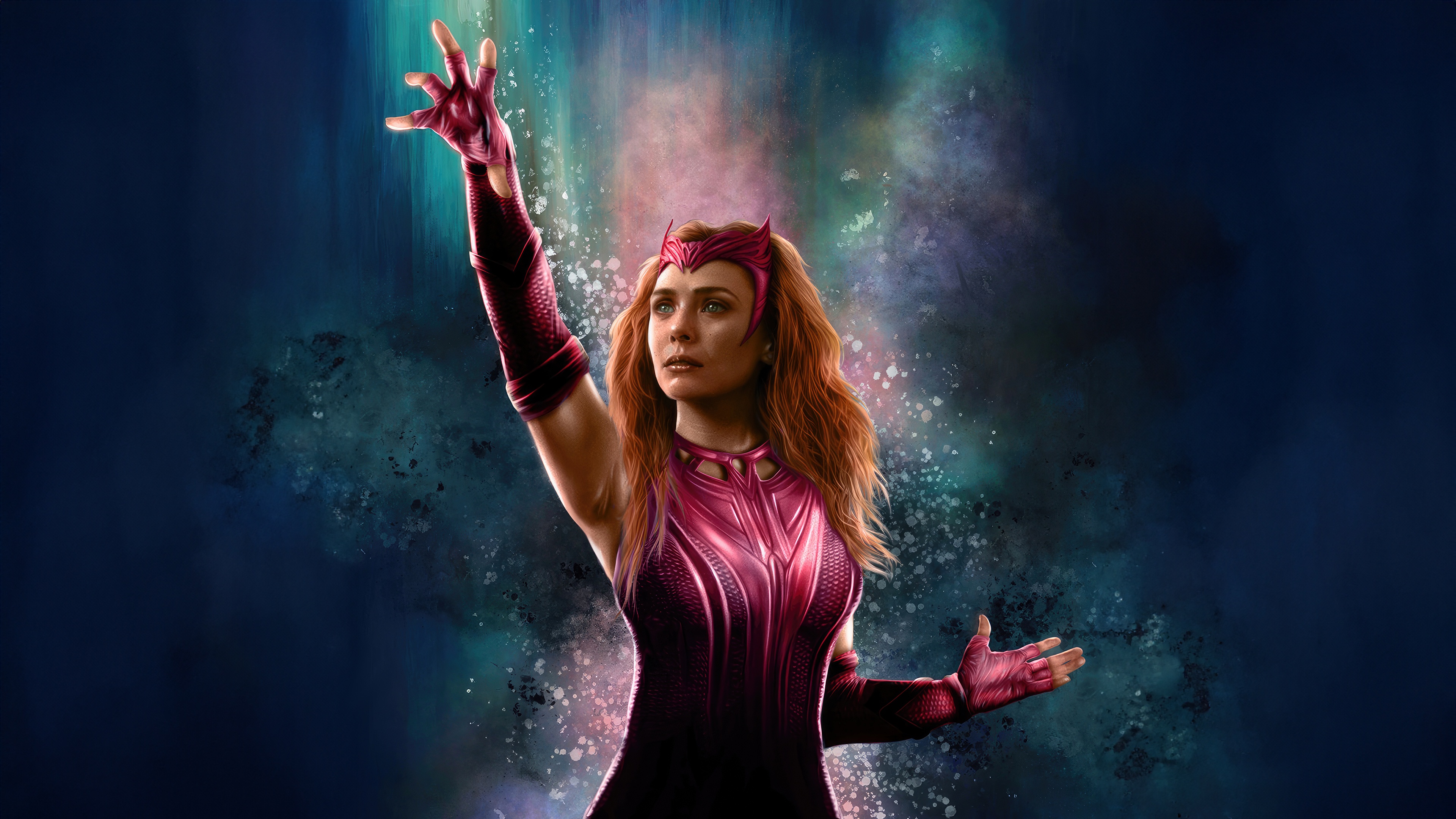 Scarlet Witch Power Unleashed HD Wallpaper