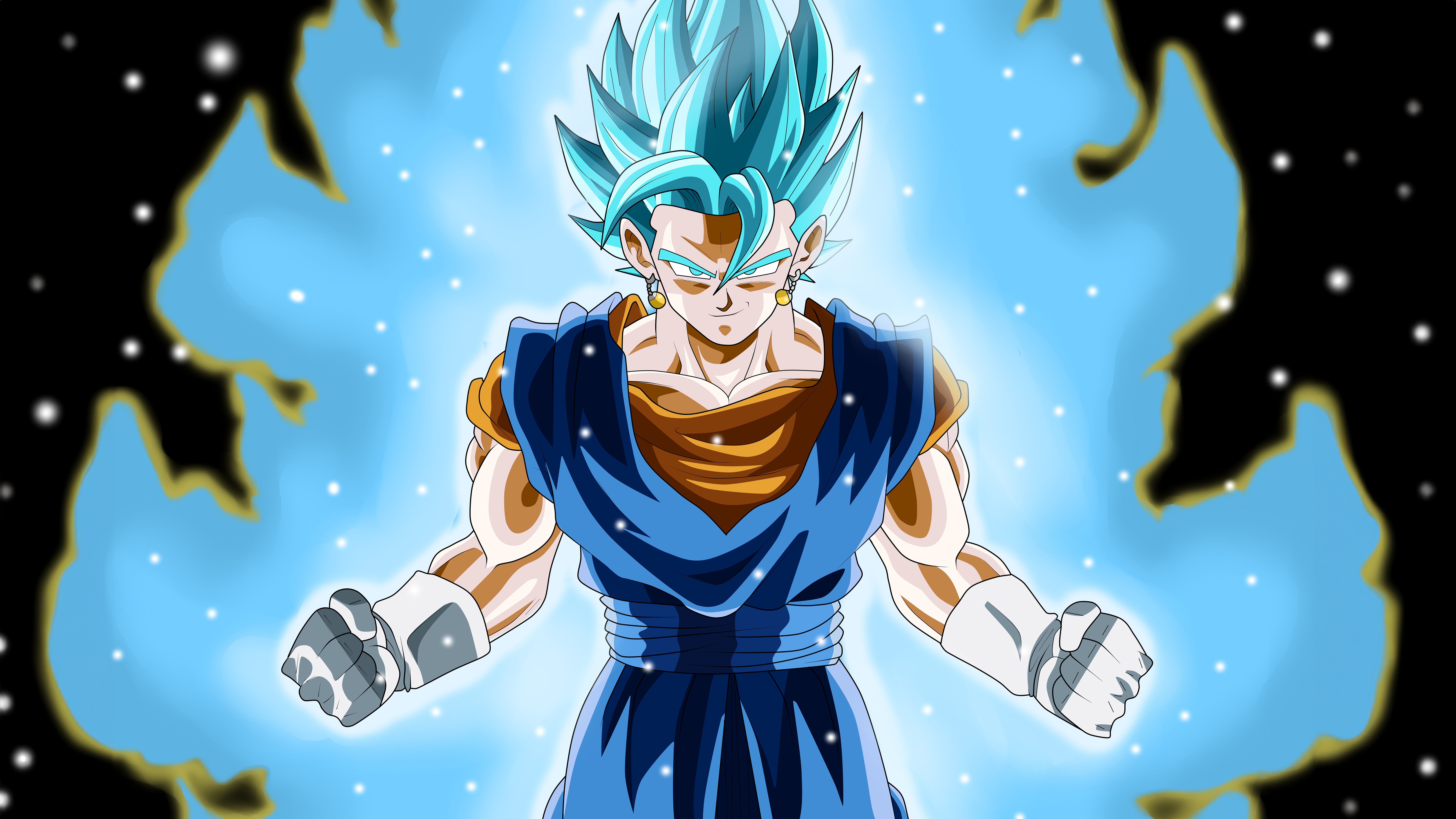 Dragon Ball Super Saiyan Blue Vegito HD Wallpaper