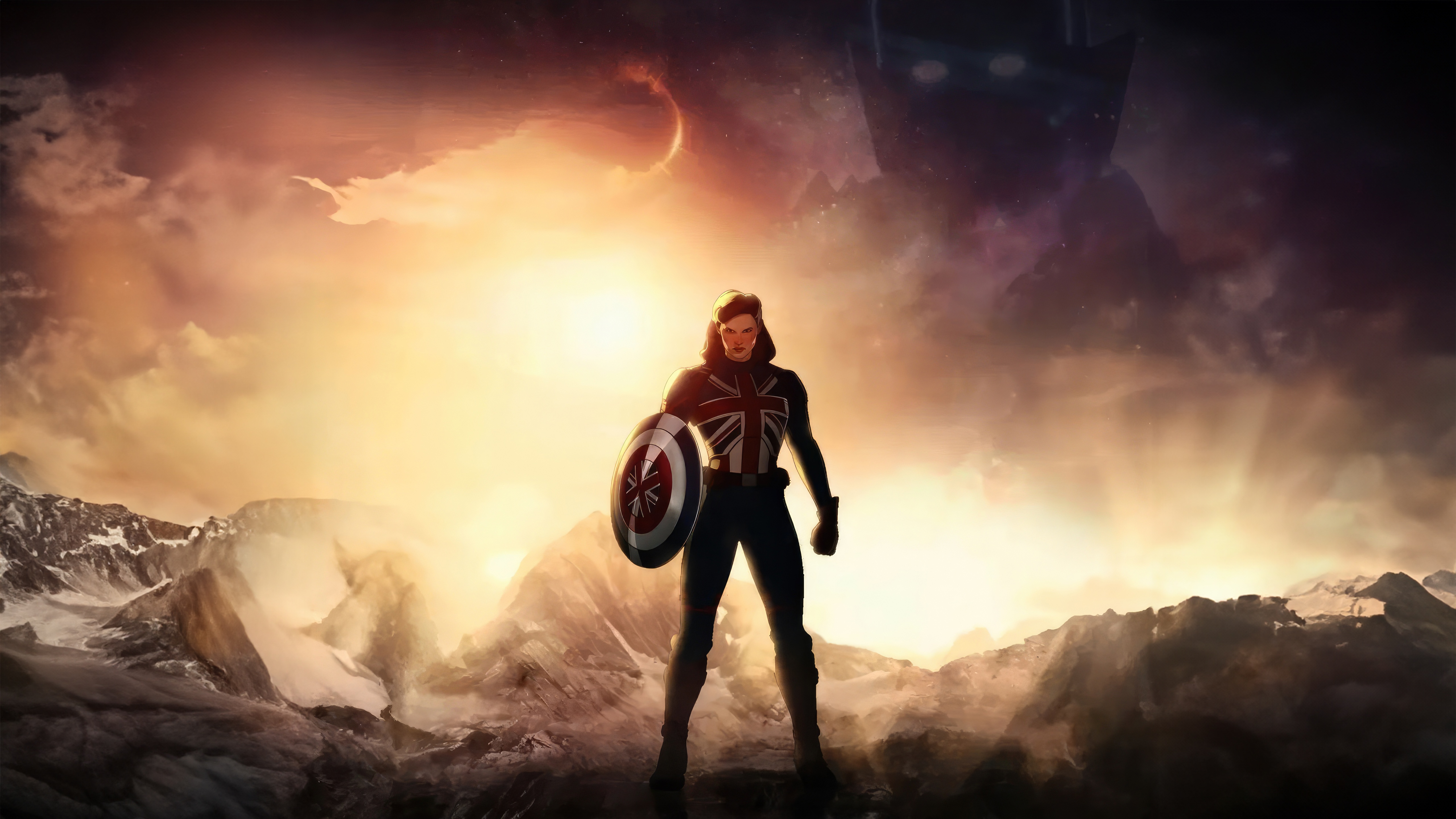 Captain Carter from What If...? HD Wallpaper