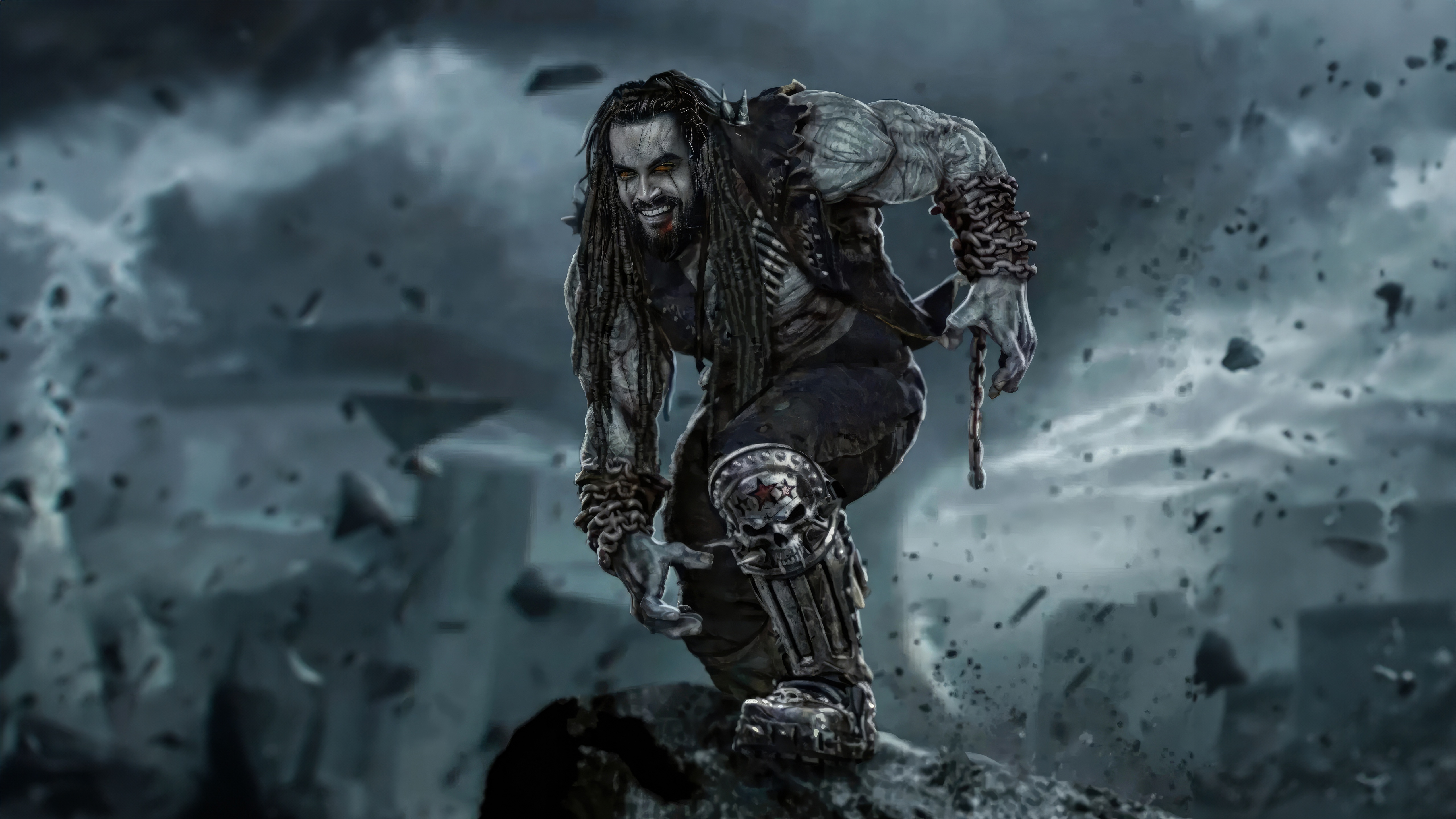 Jason Momoa Concept Art As Lobo HD Wallpaper