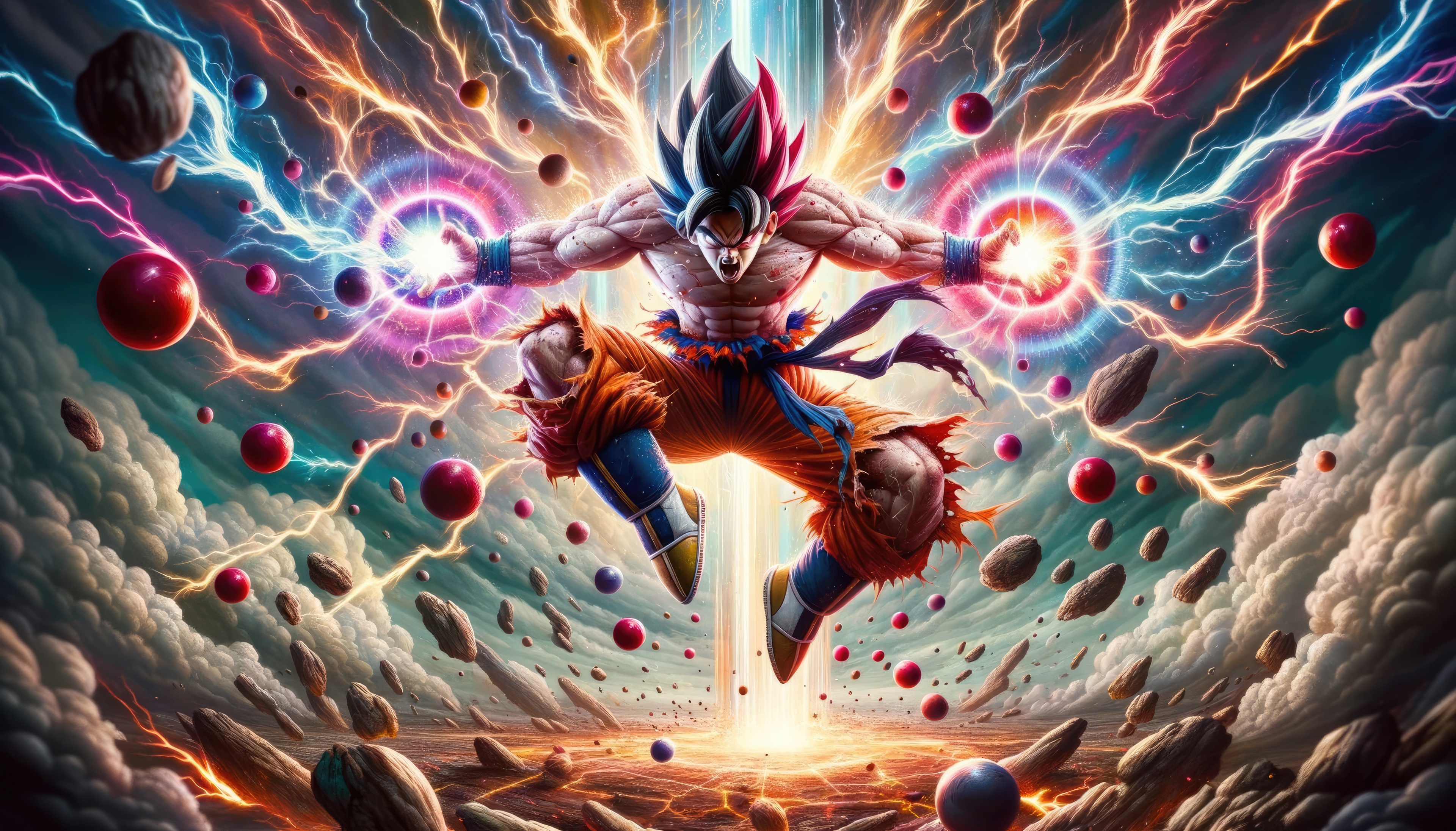 Goku Super Saiyan God in Dragon Ball HD Wallpaper