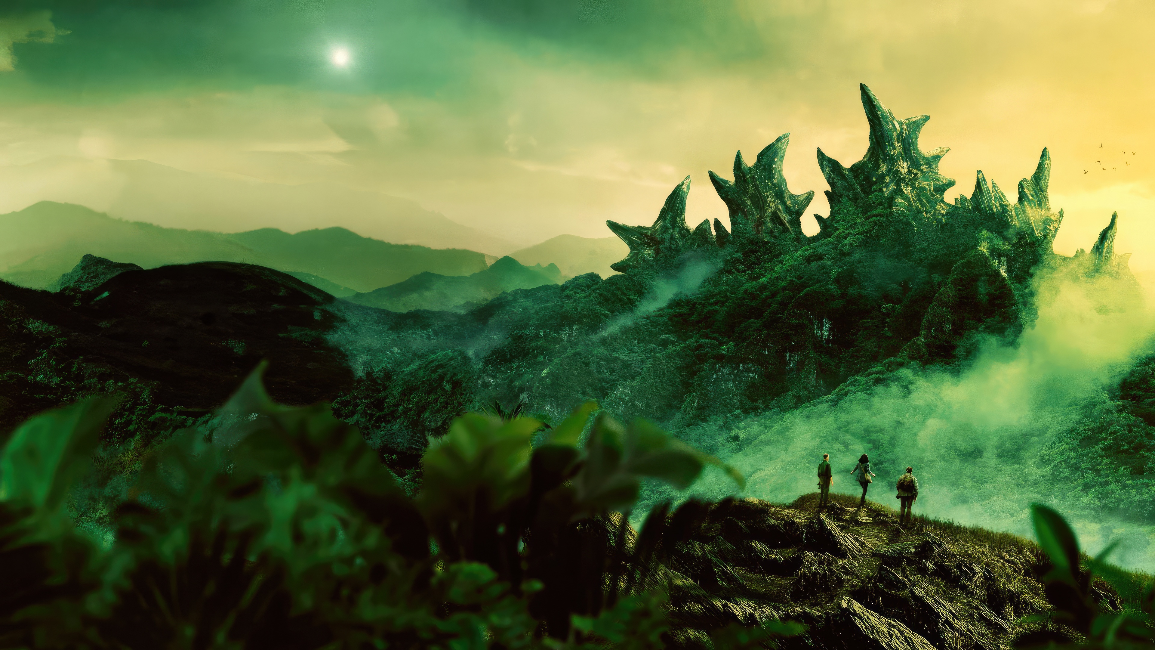 Monarch Legacy of Monsters Godzilla Mountain HD Wallpaper