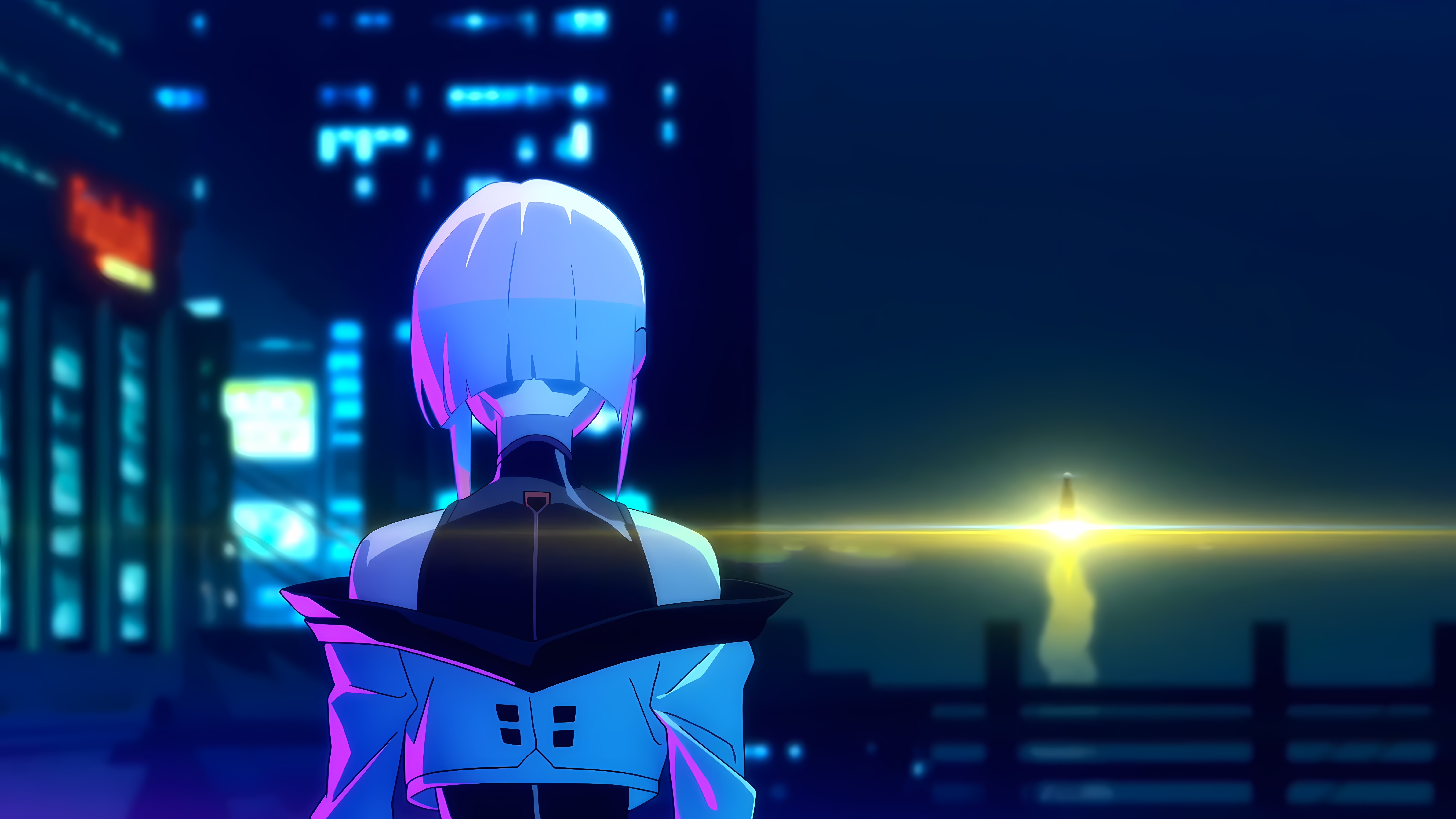 Lucyna Kushinada in Cyberpunk Edgerunners HD Wallpaper