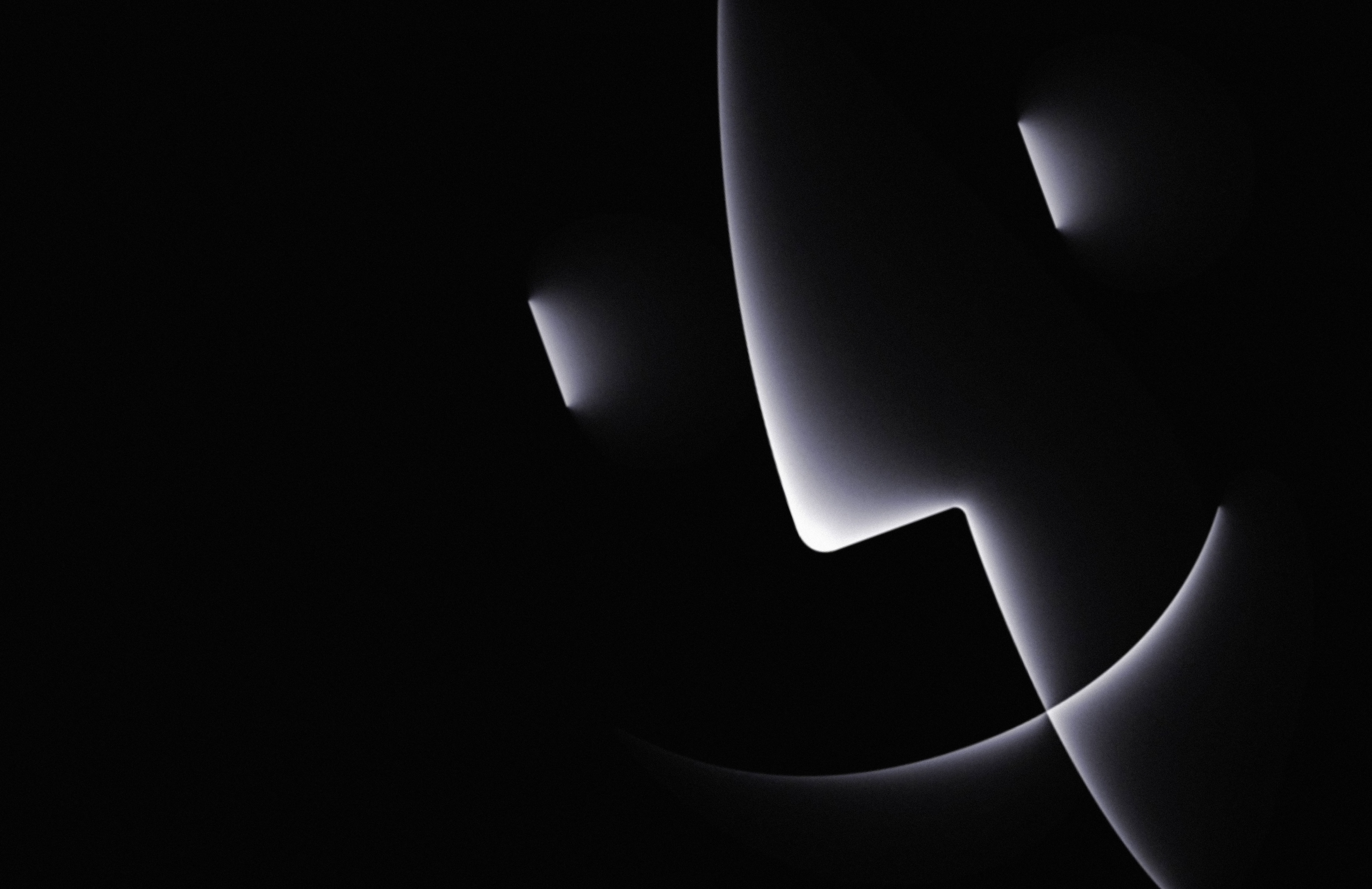 Abstract light streaks on black background HD Wallpaper