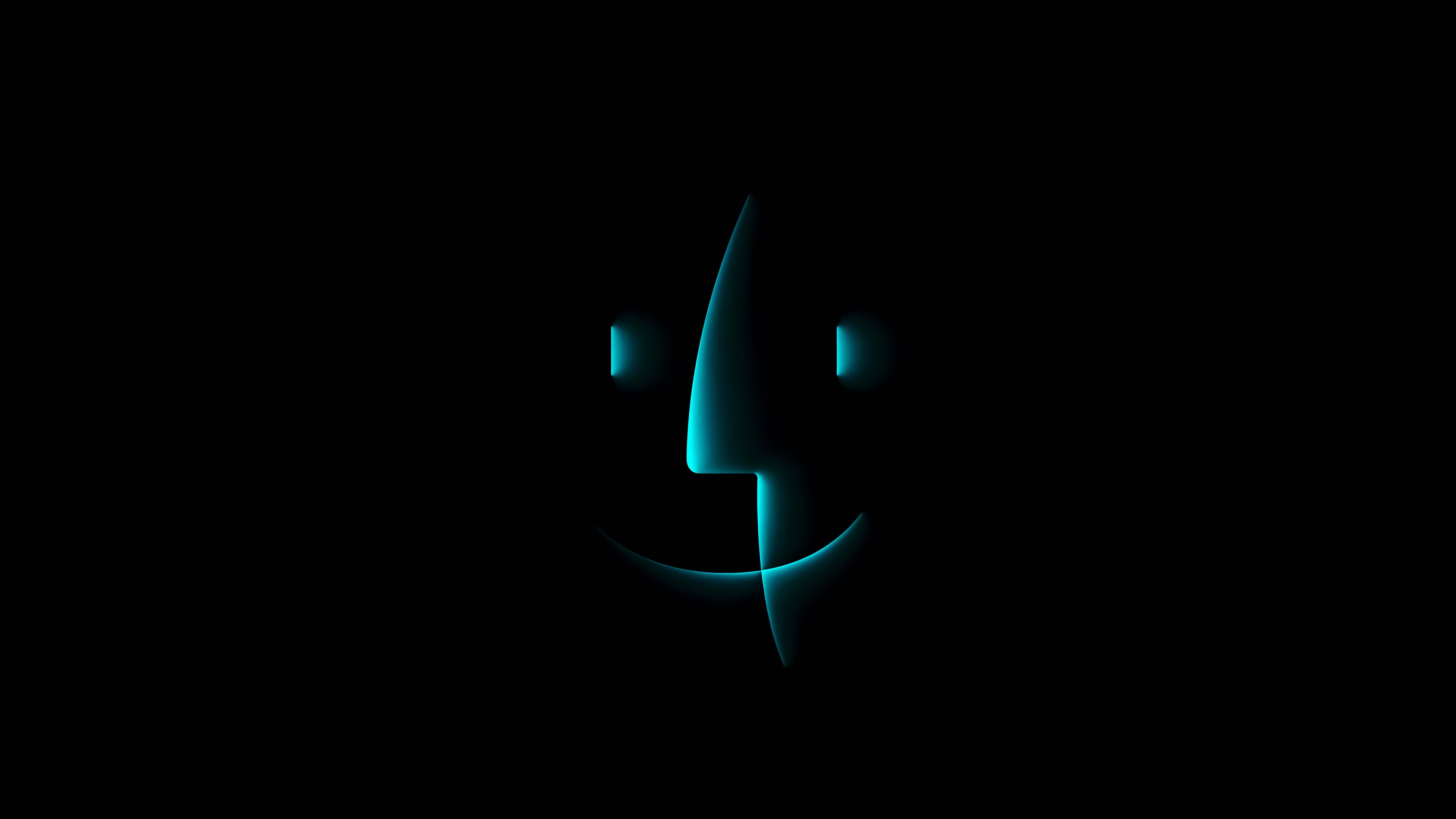 Apple OS9 Finder Glowing Logo HD Wallpaper