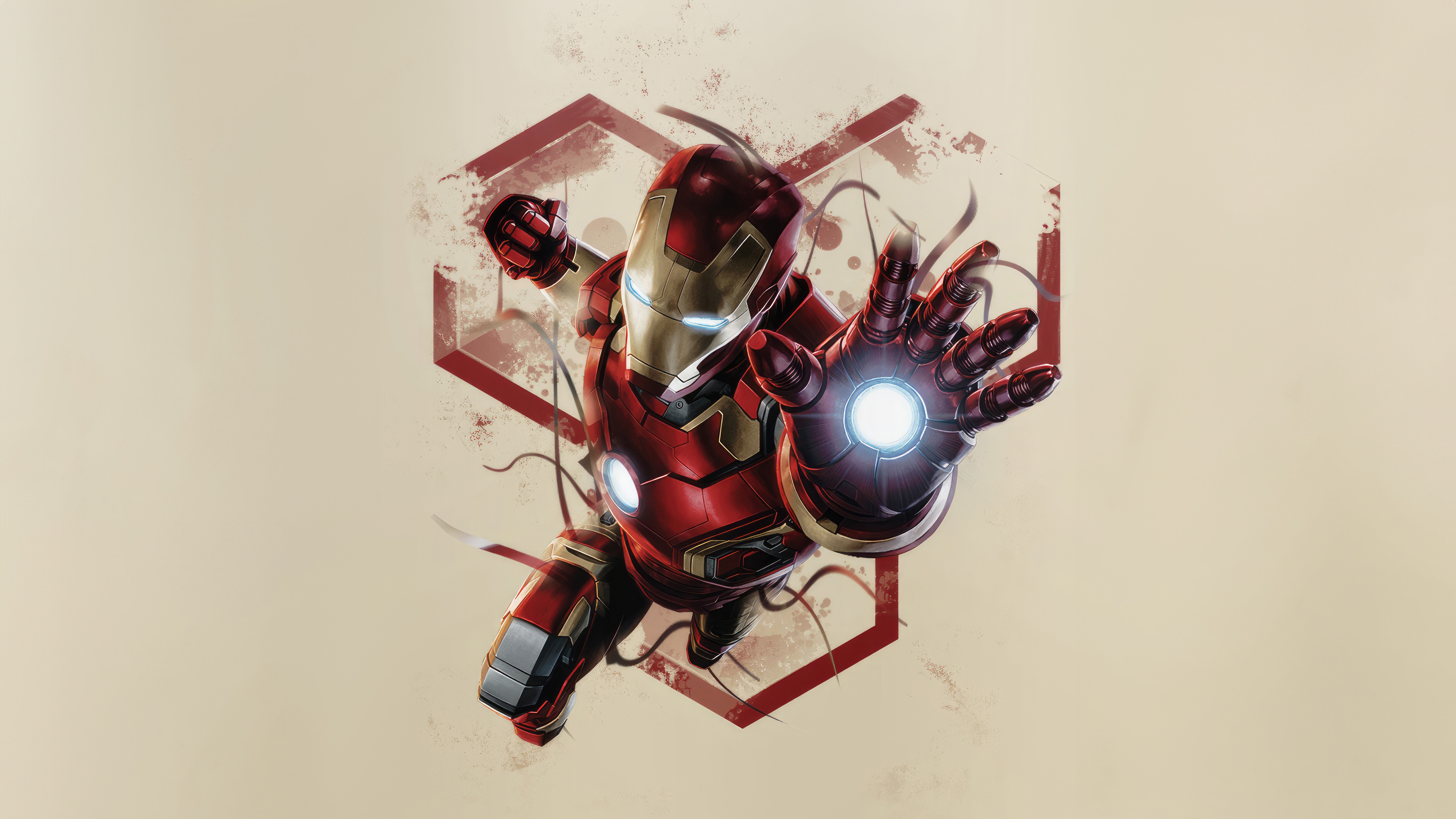 Iron Man in Action HD Wallpaper