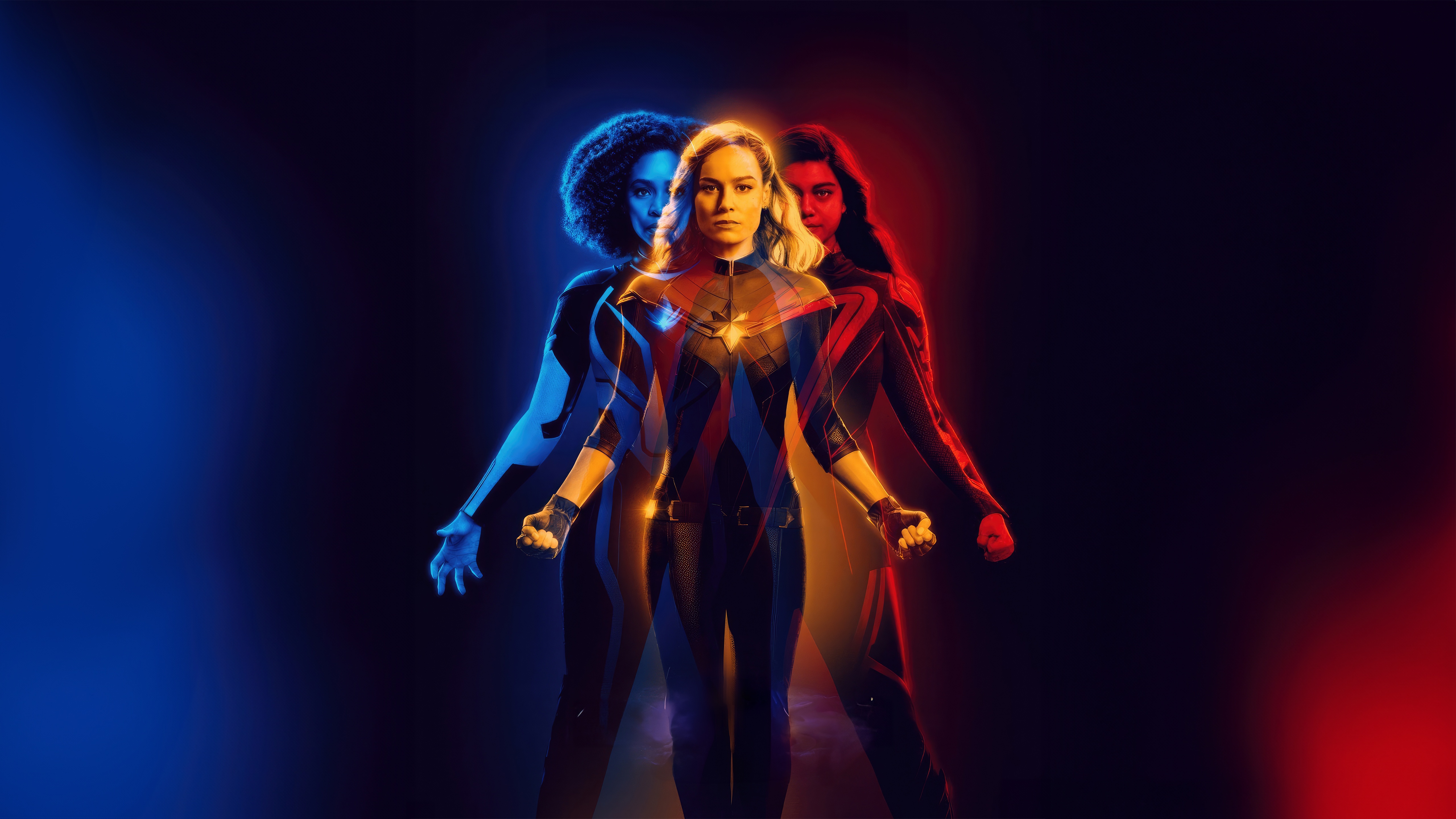 The Marvels 3D Poster HD Wallpaper