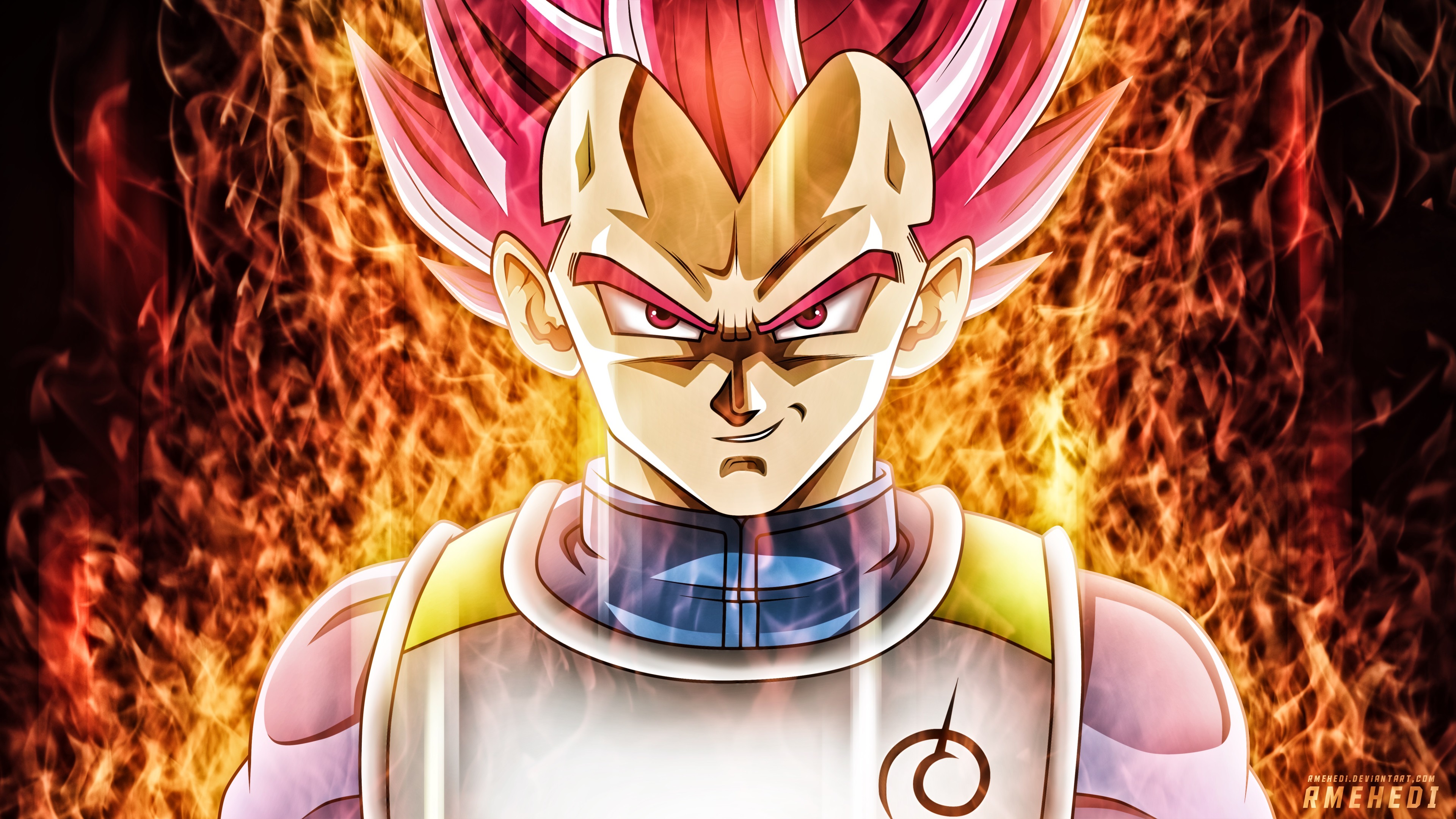 Vegeta from Dragon Ball Super 4K HD Wallpaper