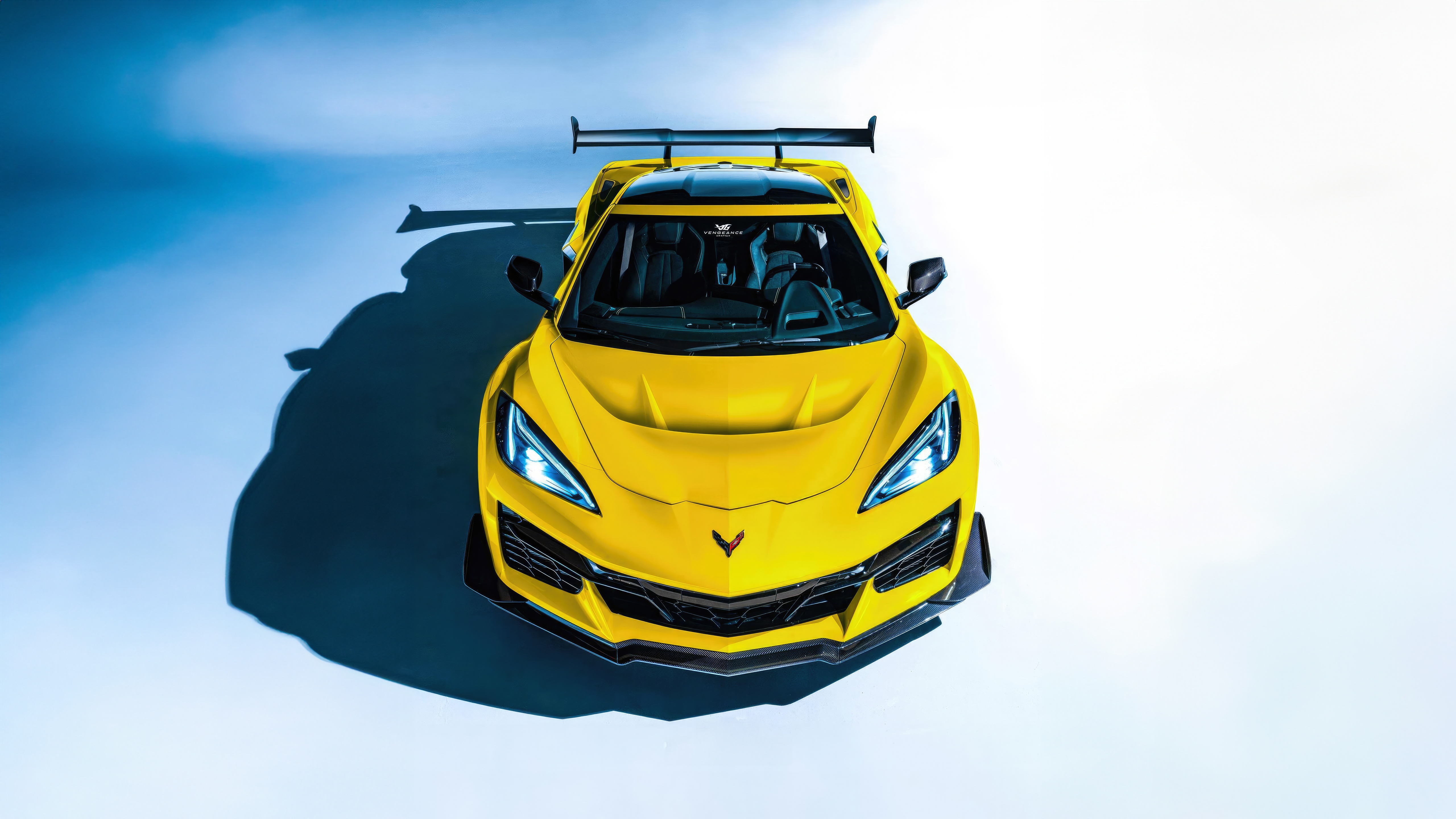Yellow Chevrolet Corvette C8 Z06 HD Wallpaper