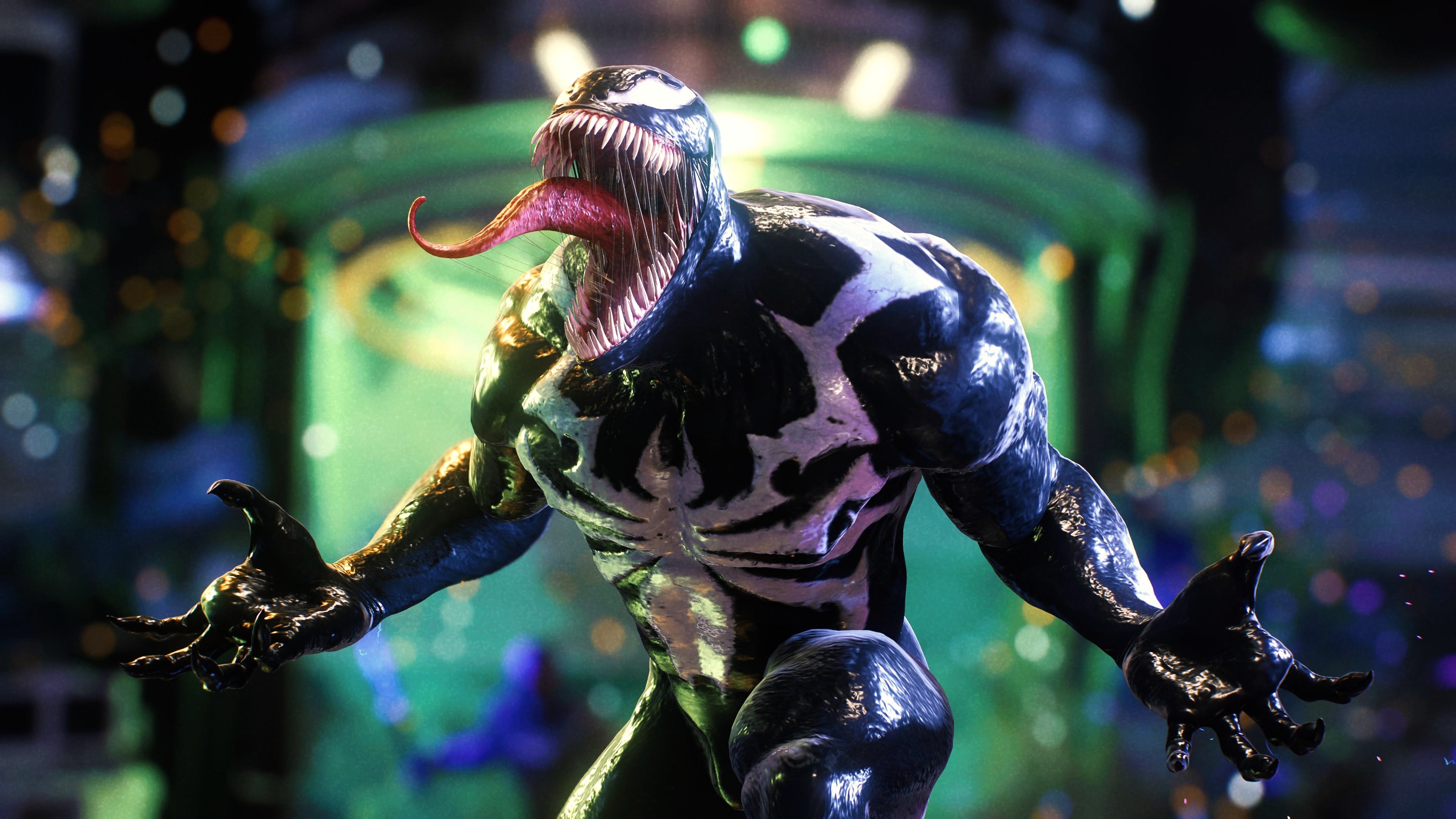 Venom from Marvel's Spider-Man 2 Game HD Wallpaper