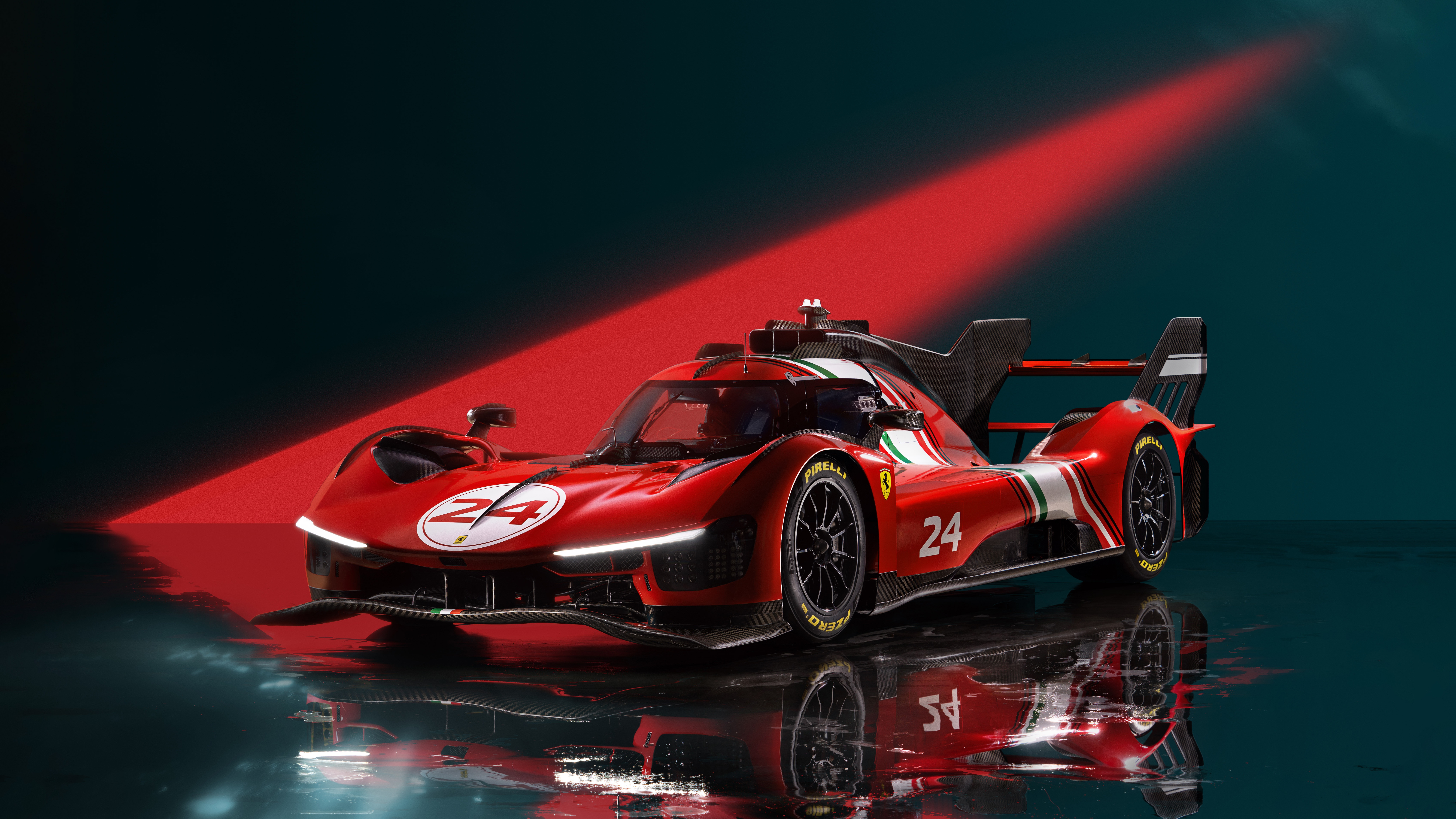 2024 Ferrari 499P Modificata Race Car HD Wallpaper