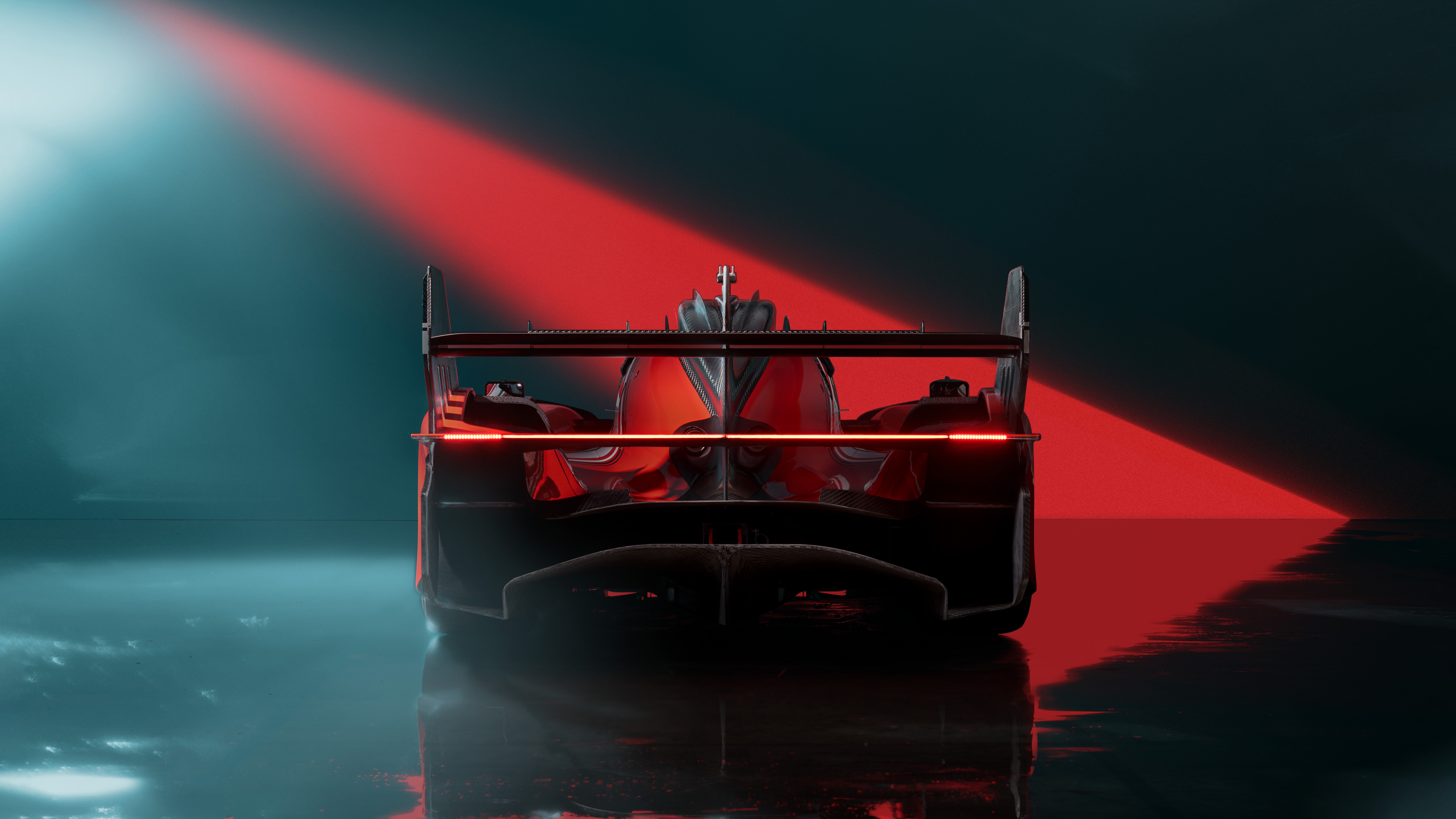 Ferrari 499P Modificata 2024 Rear View HD Wallpaper
