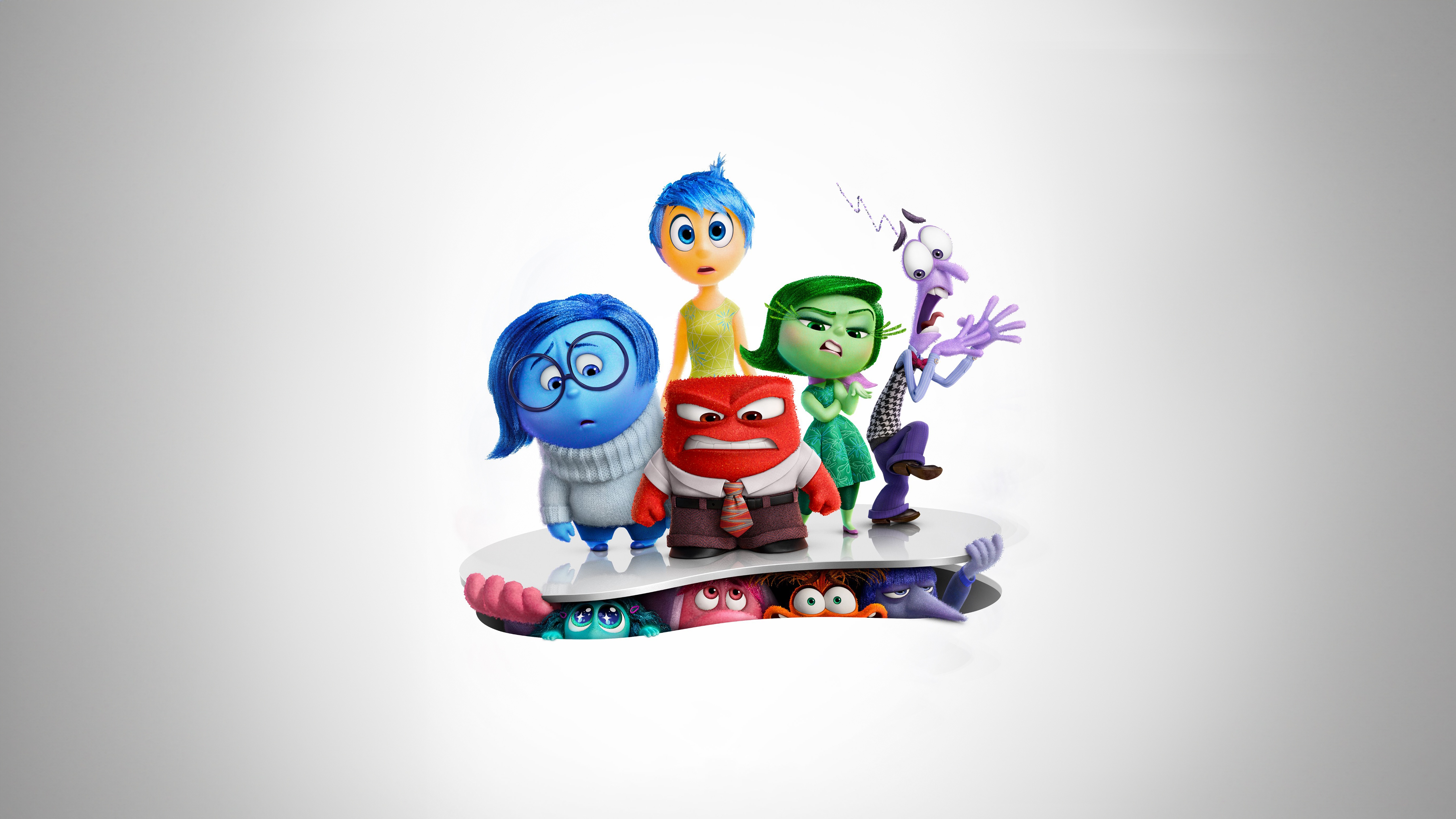 Inside Out 2 Movie Characters HD Wallpaper