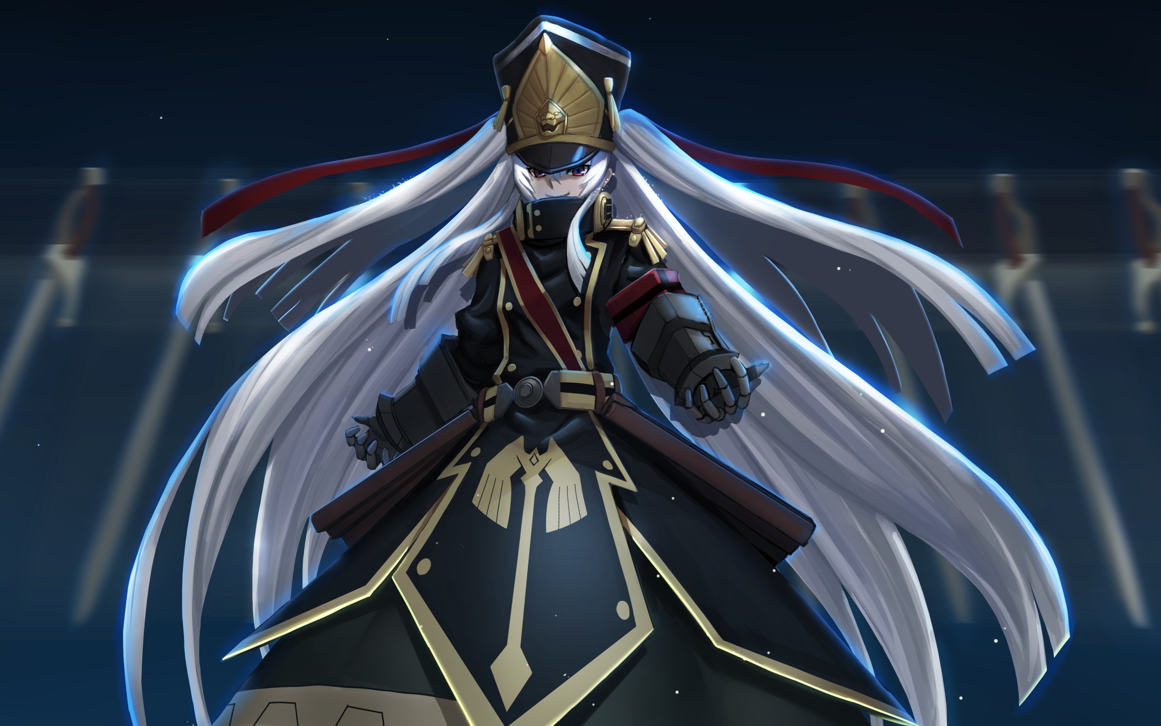 Character from Re:Creators in military uniform HD Wallpaper