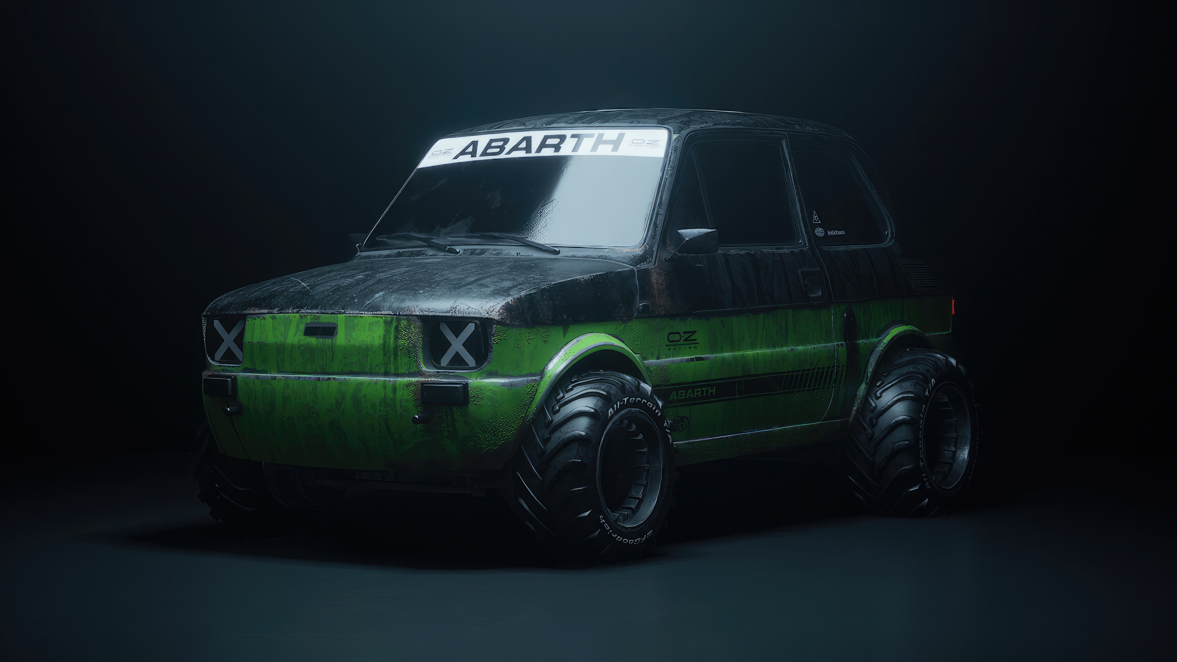 Abarth Fiat 126 Concept Off-Road Car HD Wallpaper