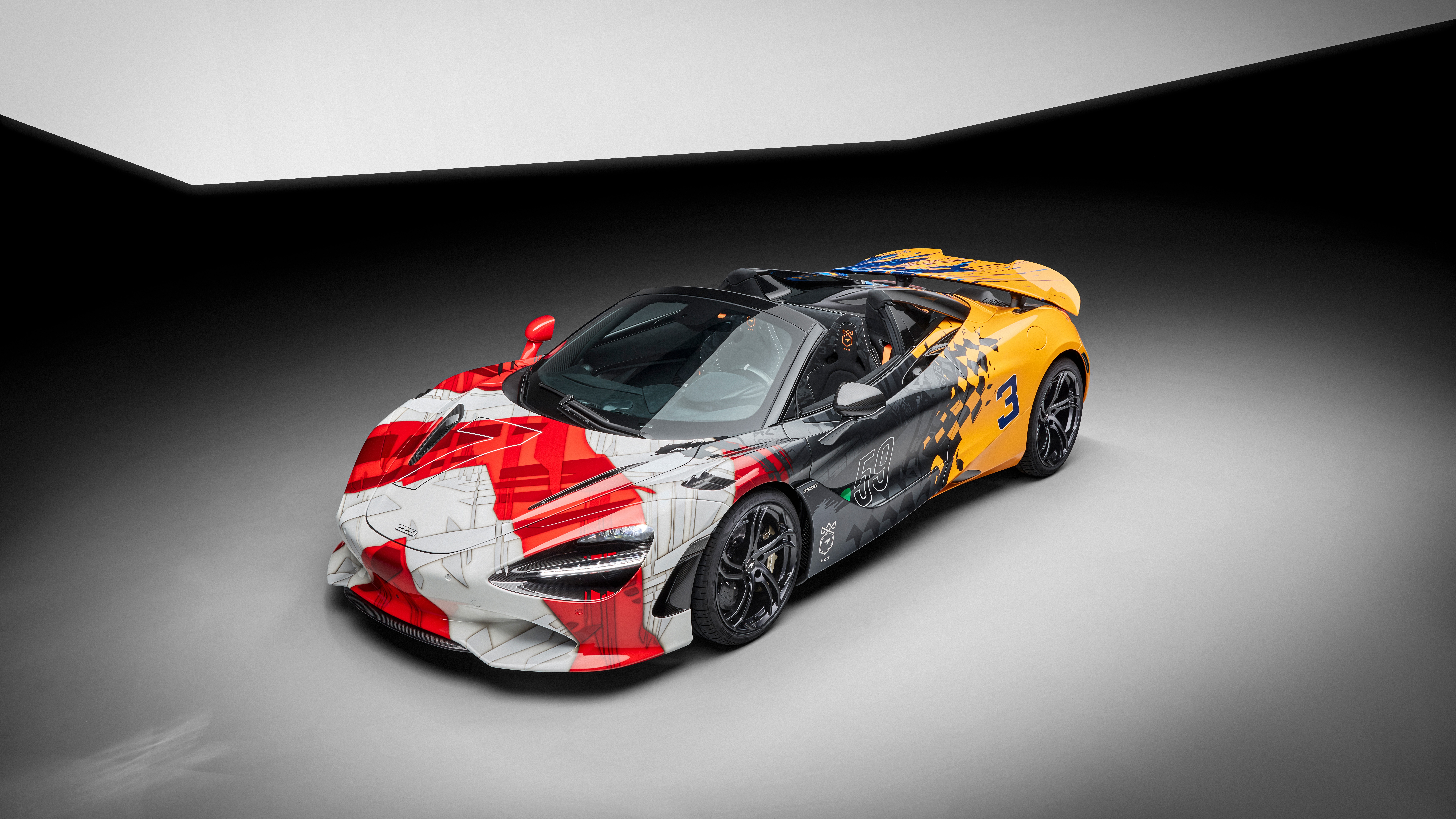 McLaren 750S Spider with unique livery HD Wallpaper