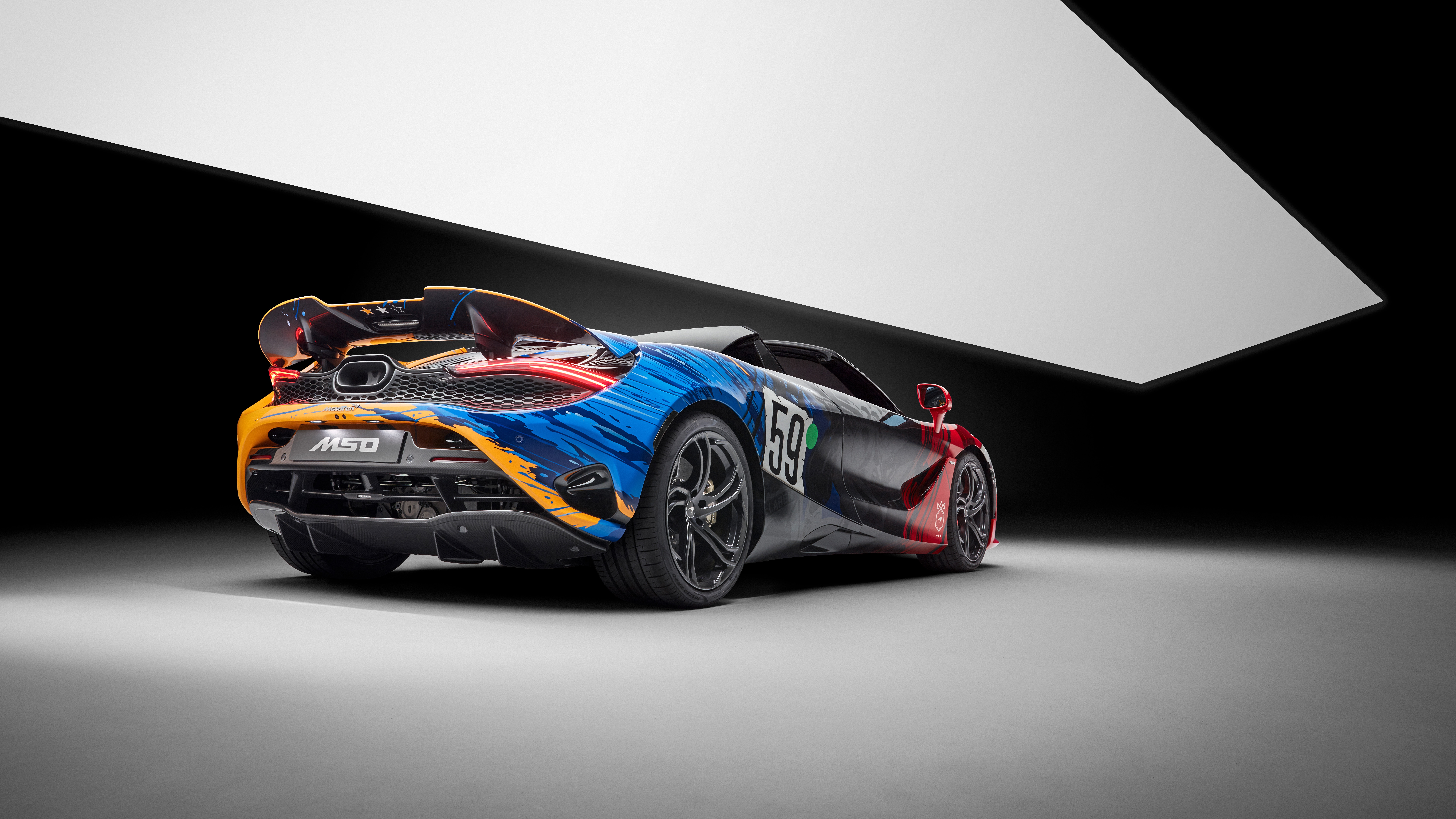 McLaren 750S Coupe with custom livery HD Wallpaper