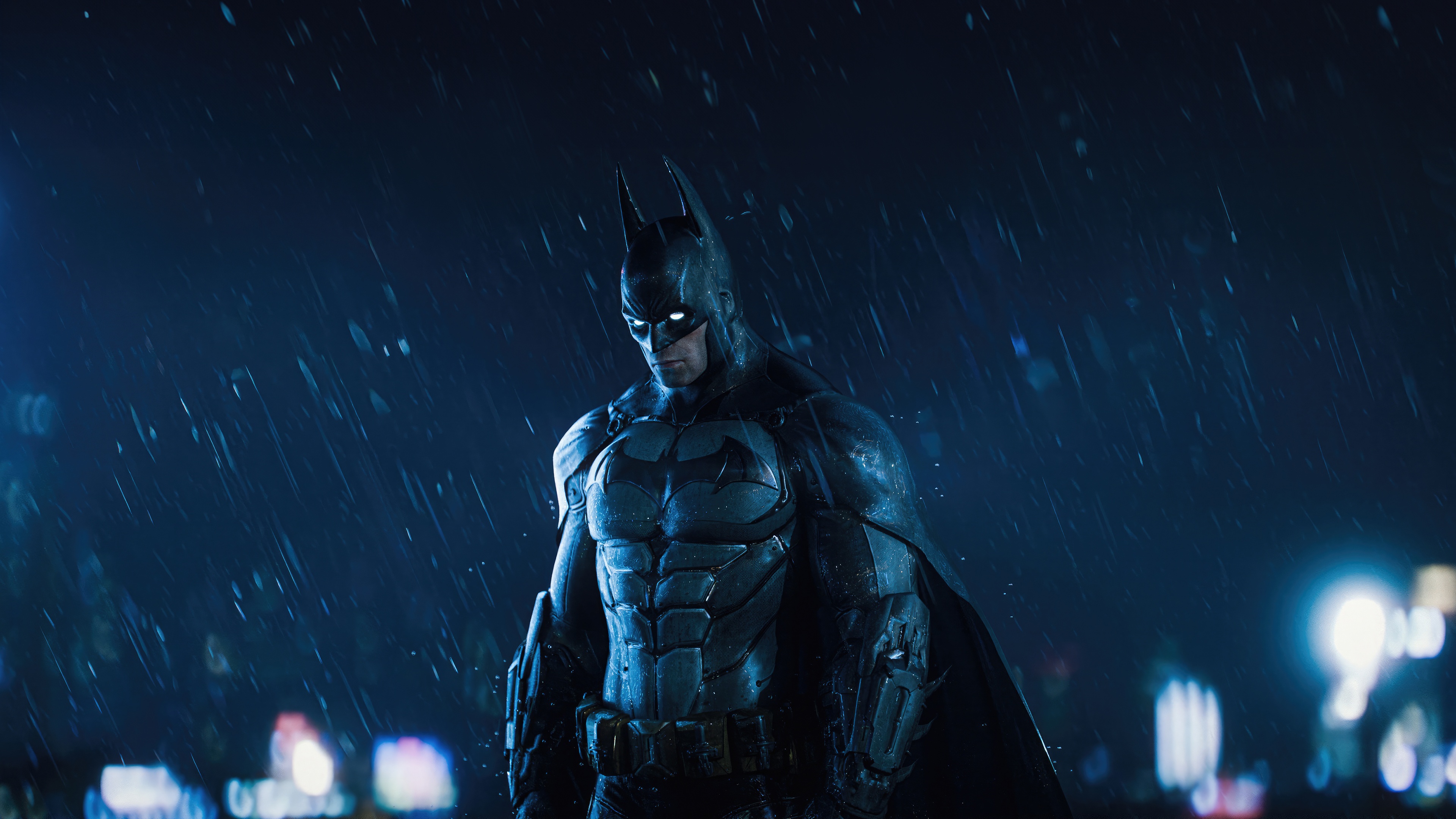 Batman in the Rain HD Wallpaper