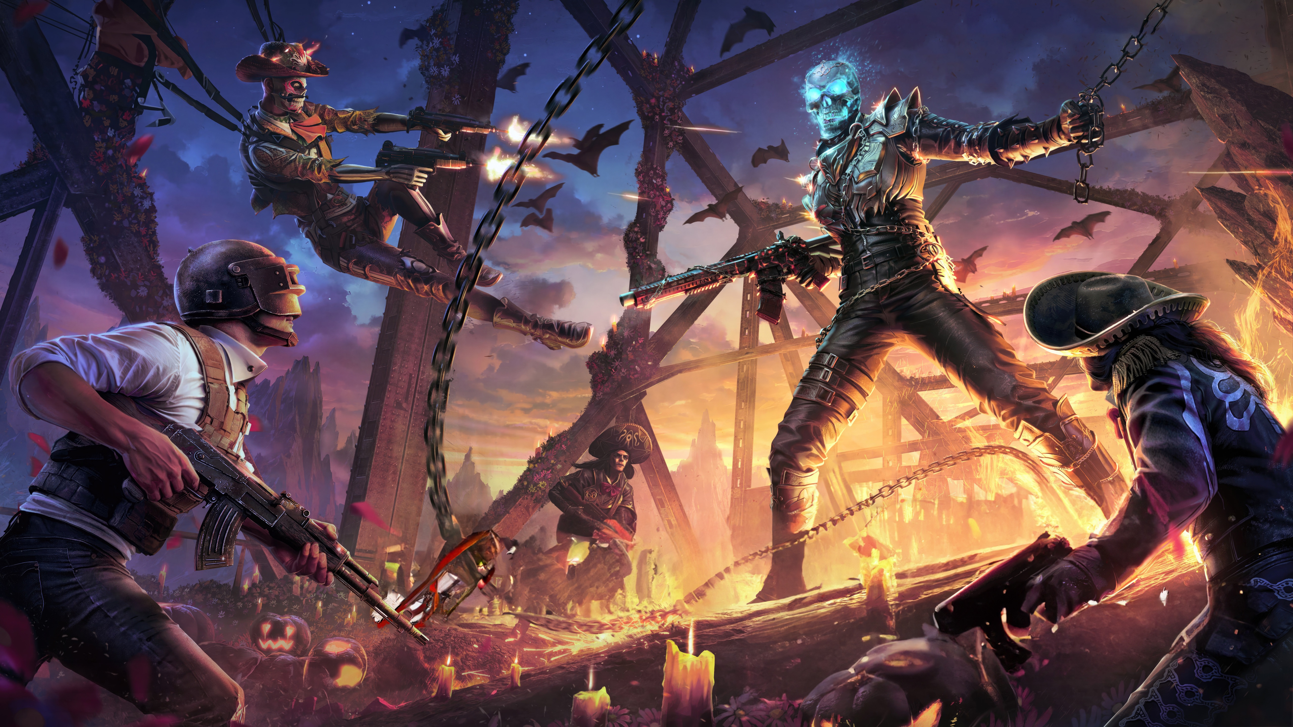Pubg Phantoms of Erangel Halloween Battle HD Wallpaper