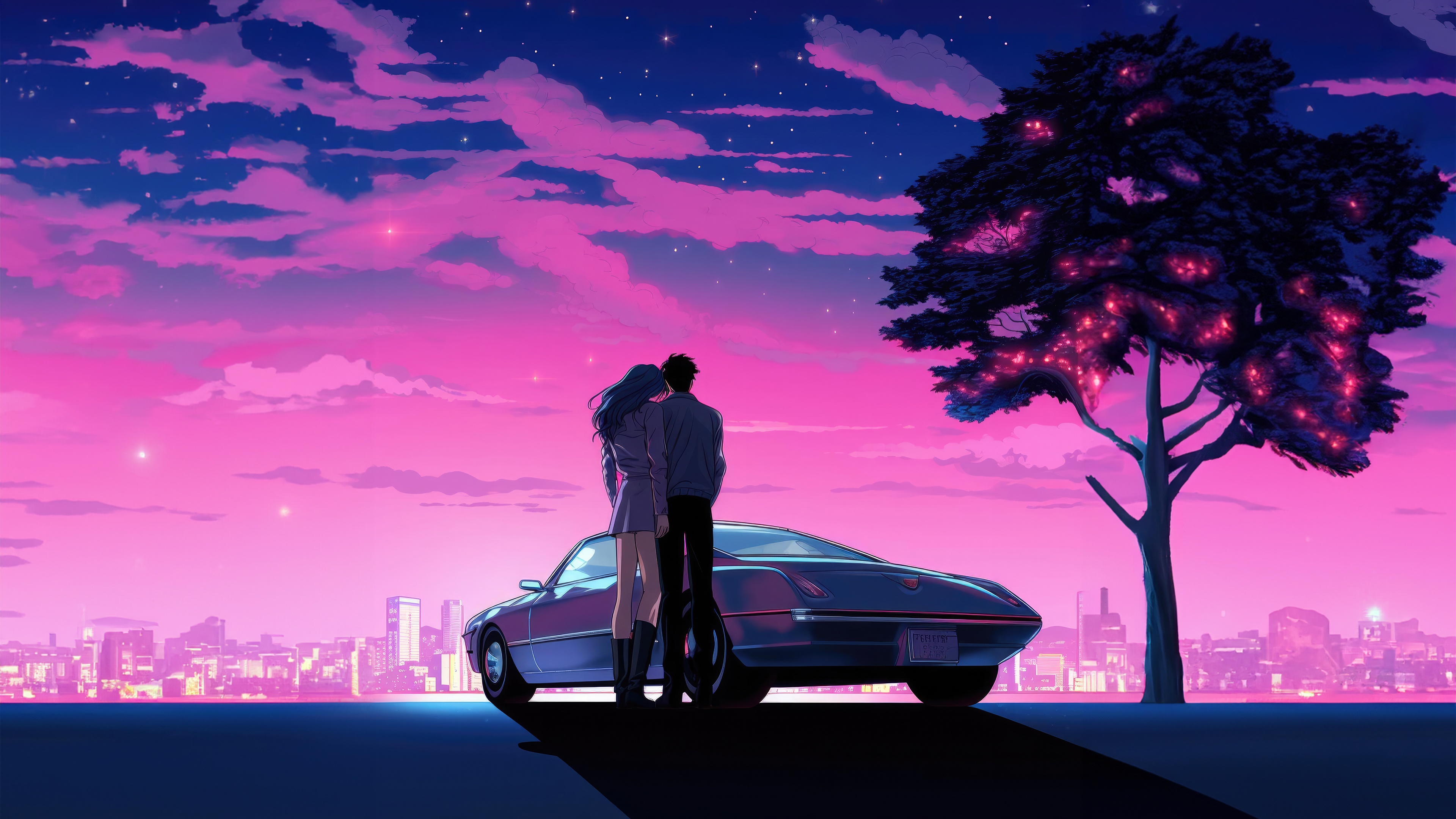 Our Love Story In Retro Hues HD Wallpaper