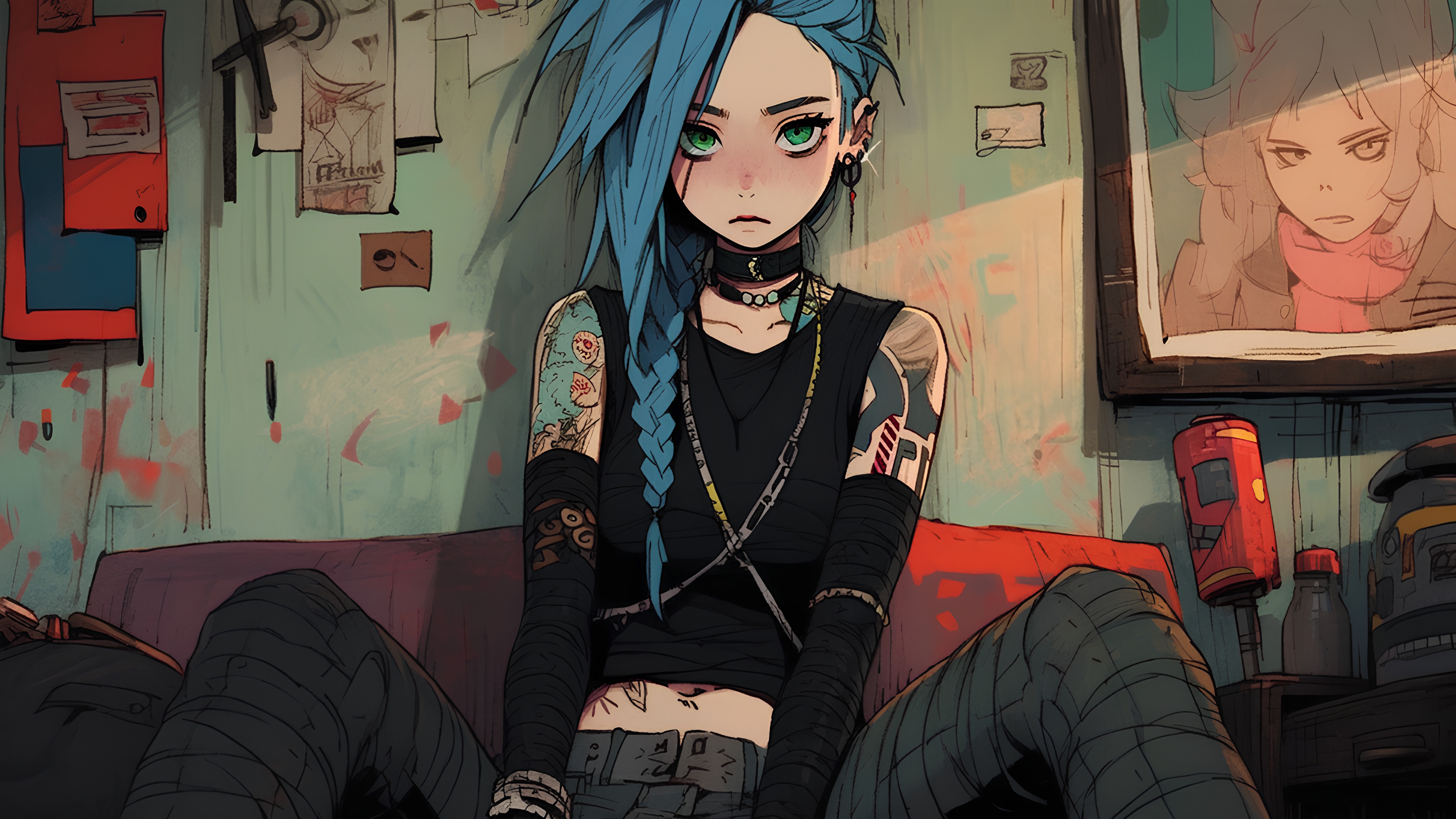 Jinx's Quiet Sorrow HD Wallpaper