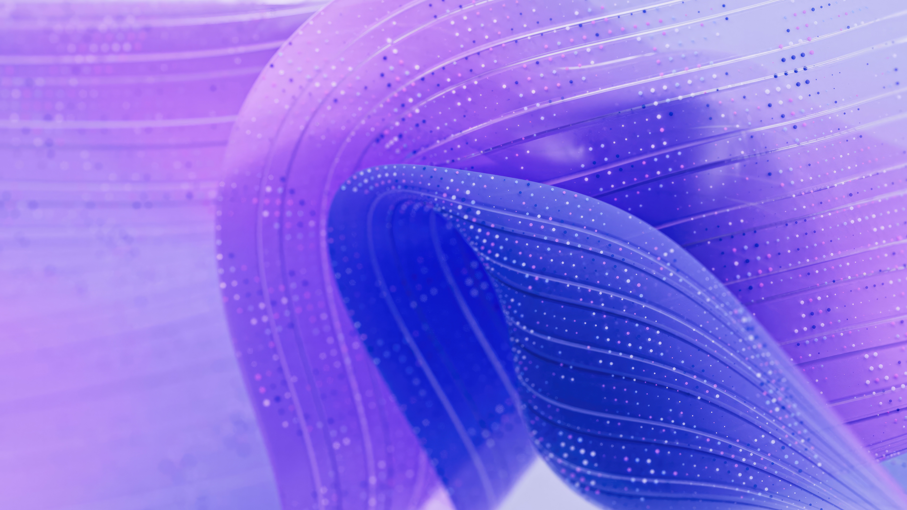 Abstract purple and blue flowing shapes with dots HD Wallpaper