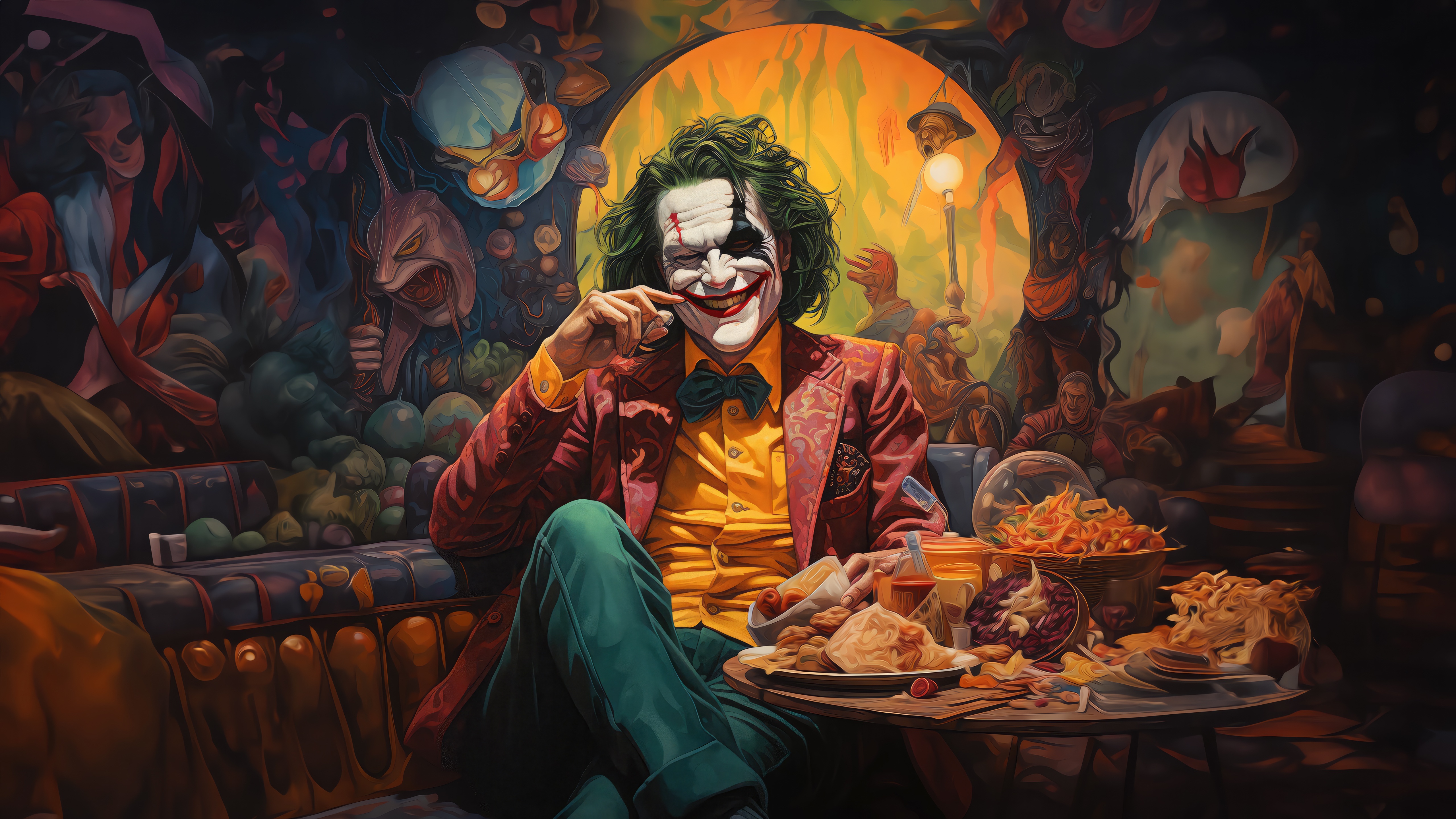 The Joker's Twisted Tale HD Wallpaper