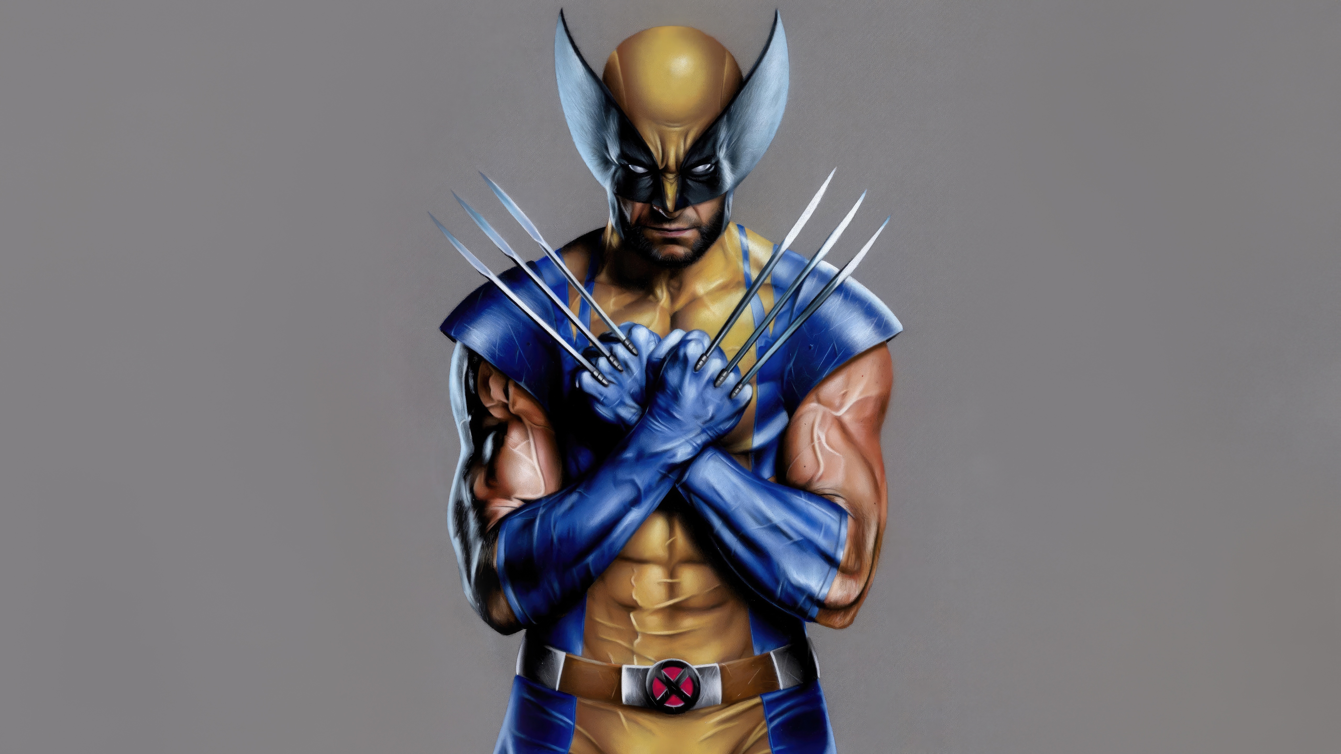 Wolverine with Claws Extended HD Wallpaper