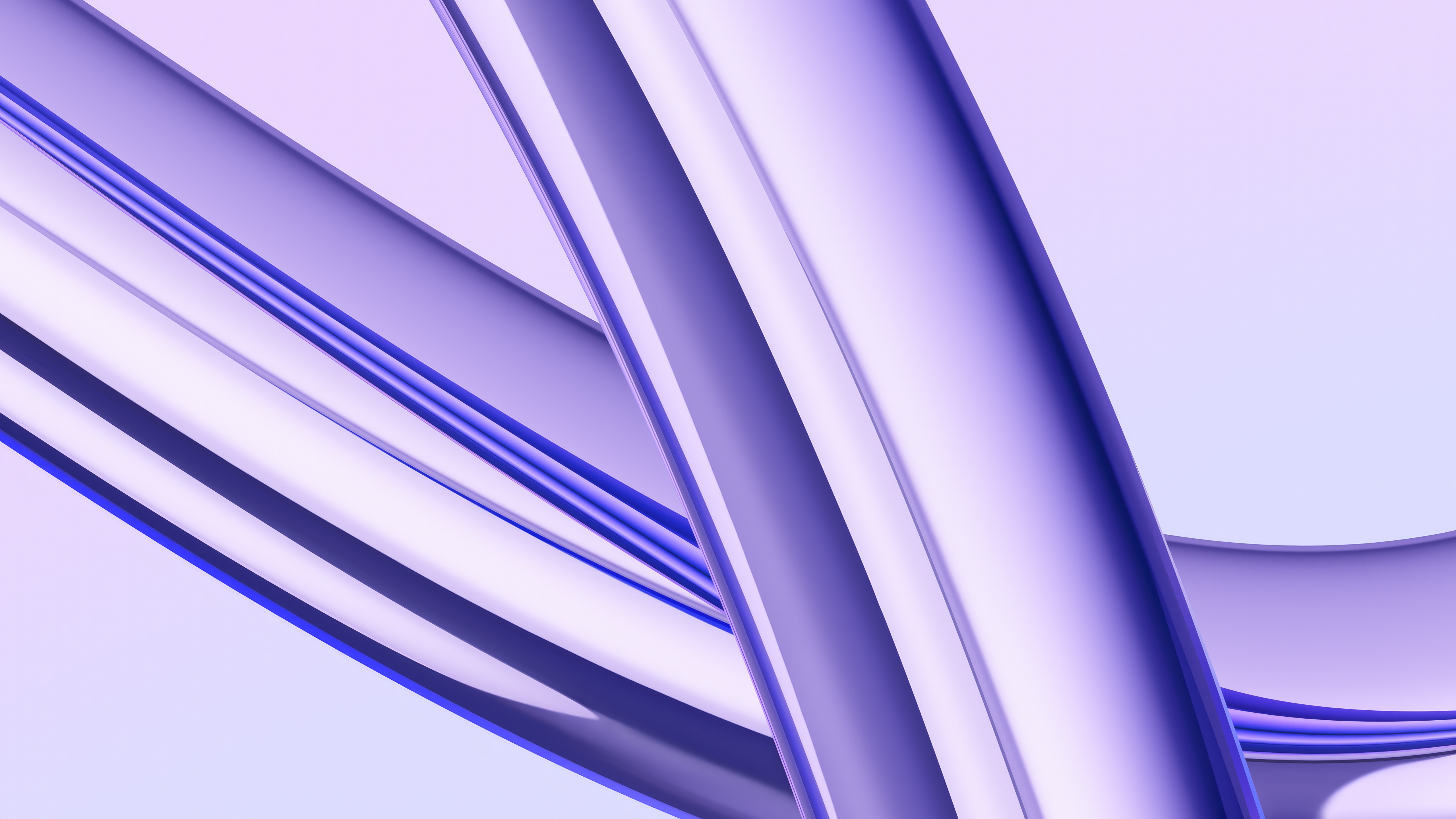 Abstract purple tubes with light reflections HD Wallpaper