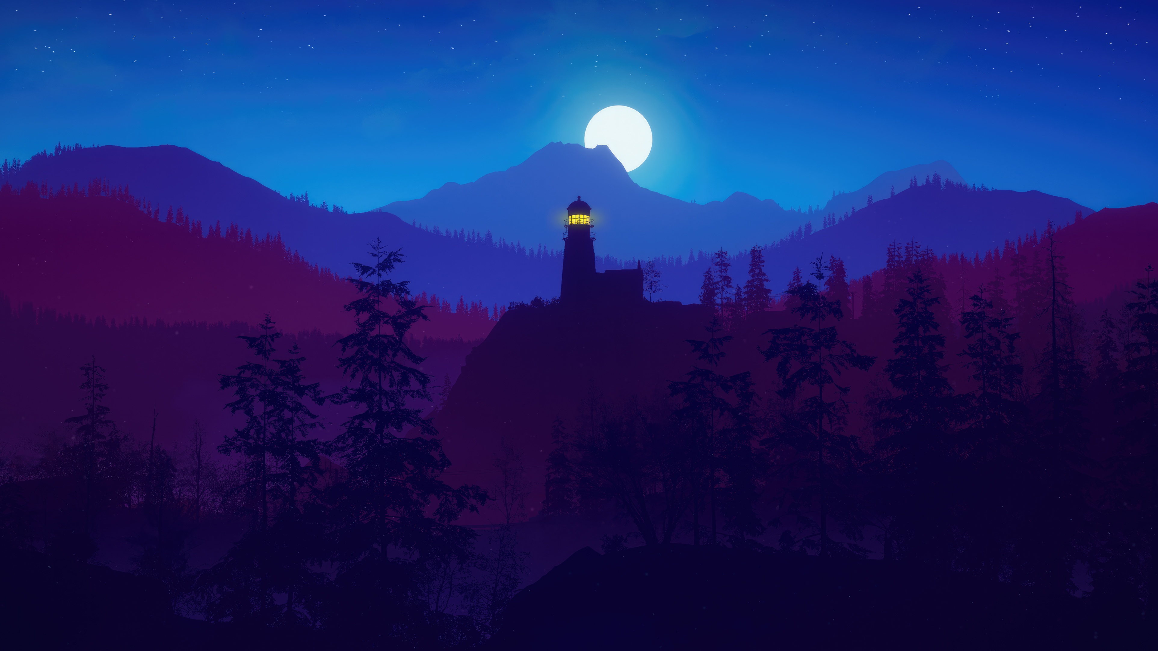 Alan Wake 2 Lighthouse at Night HD Wallpaper