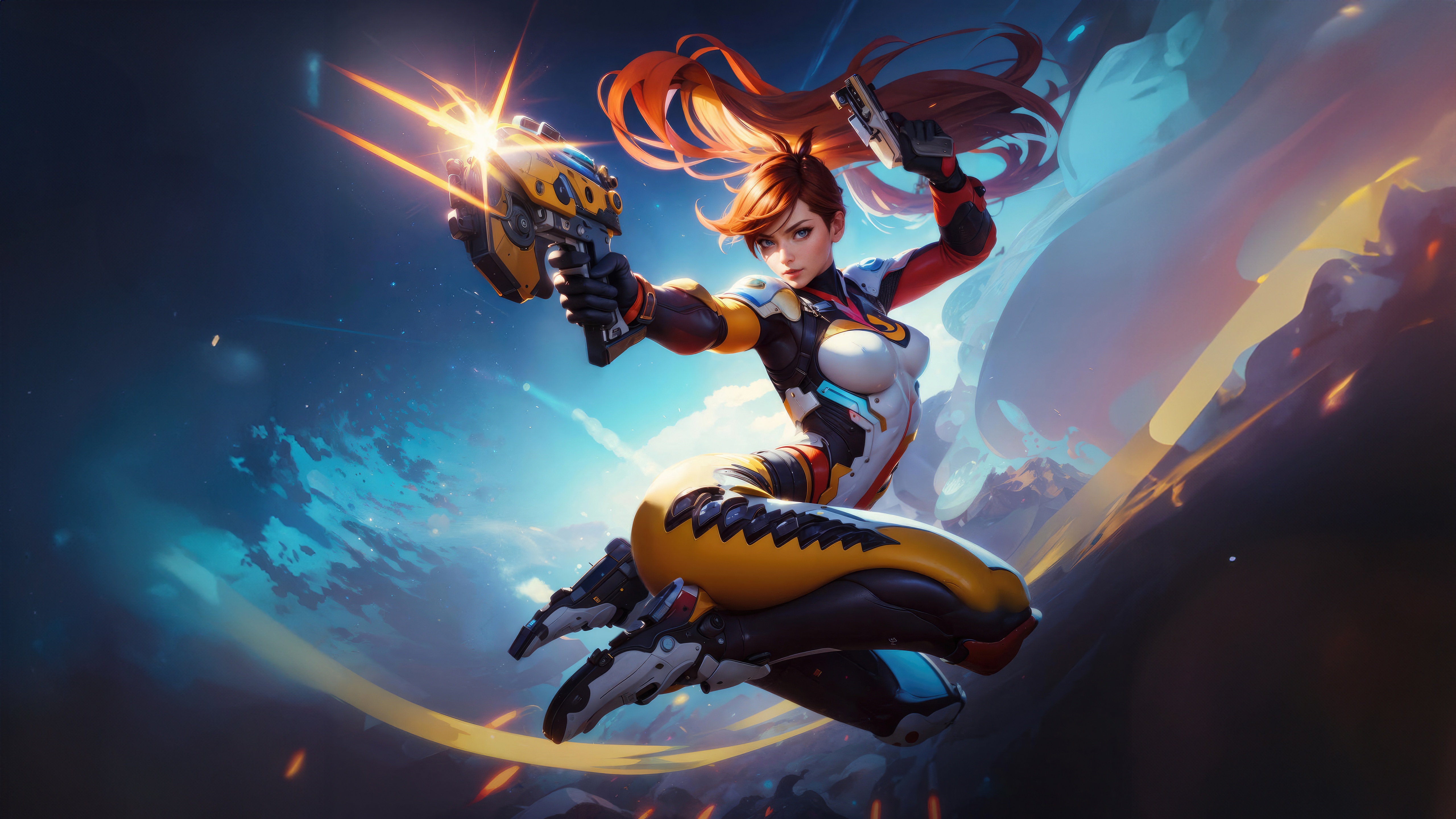 Tracer Overwatch Fan Art HD Wallpaper
